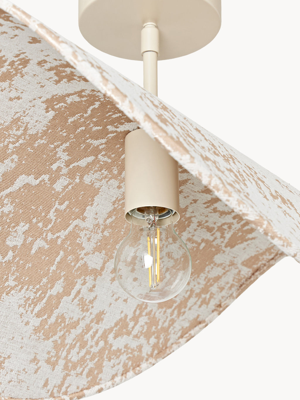 Plafonnier design Aadam - Beige clair, beige
