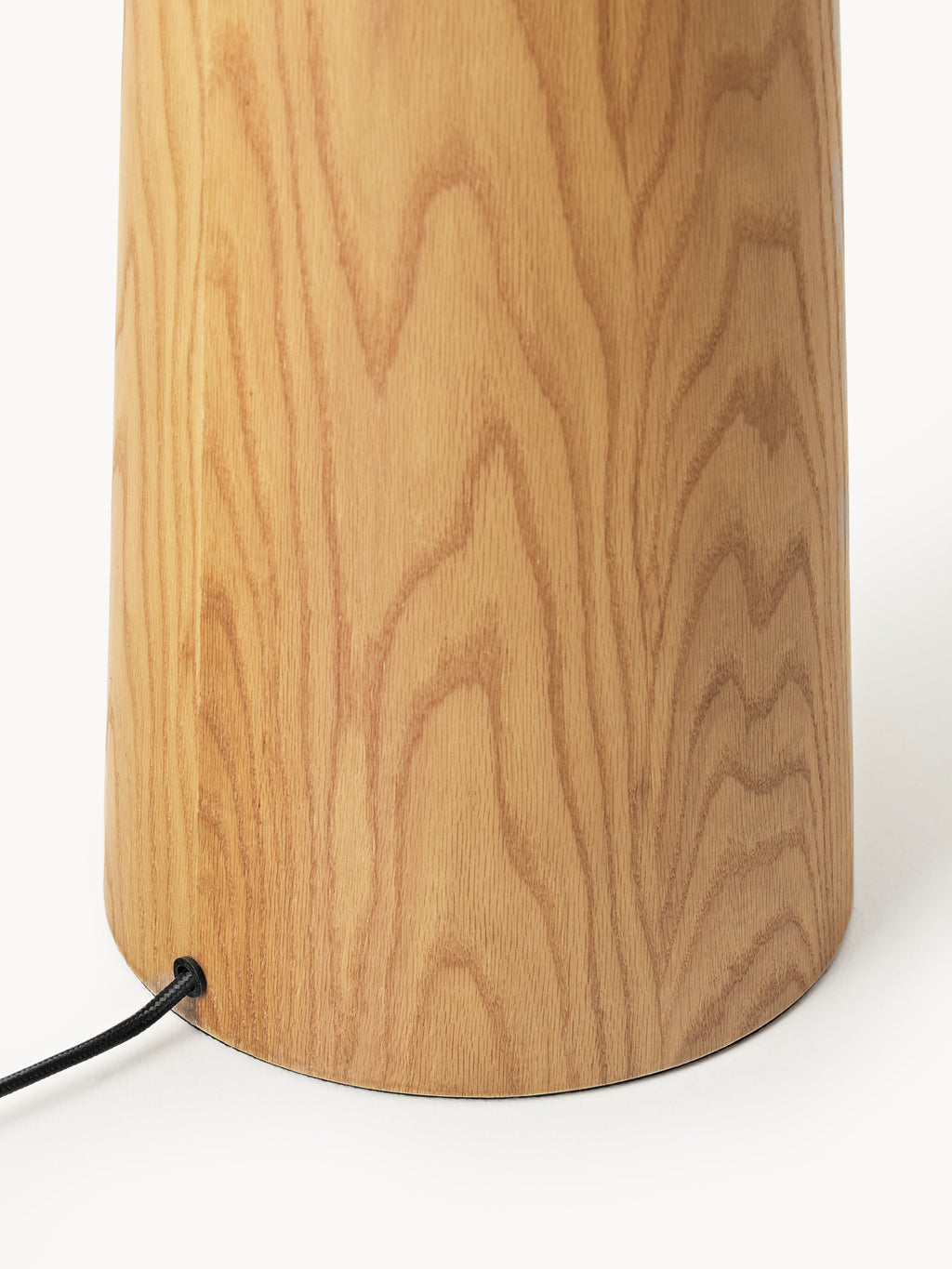 Lampadaire Clive - Bois de chêne clair, doré