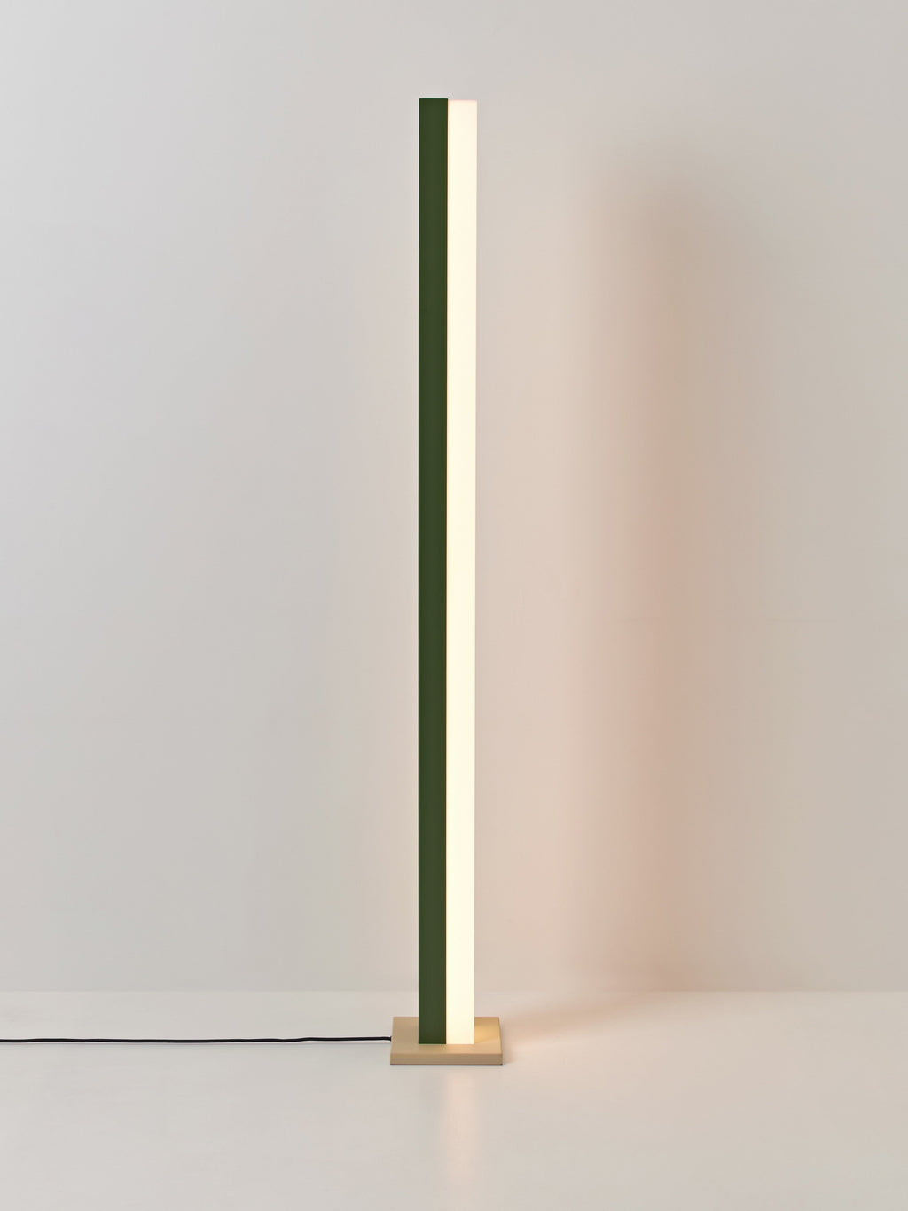Lampadaire LED à intensité variable Compton - Vert, beige clair, gris clair