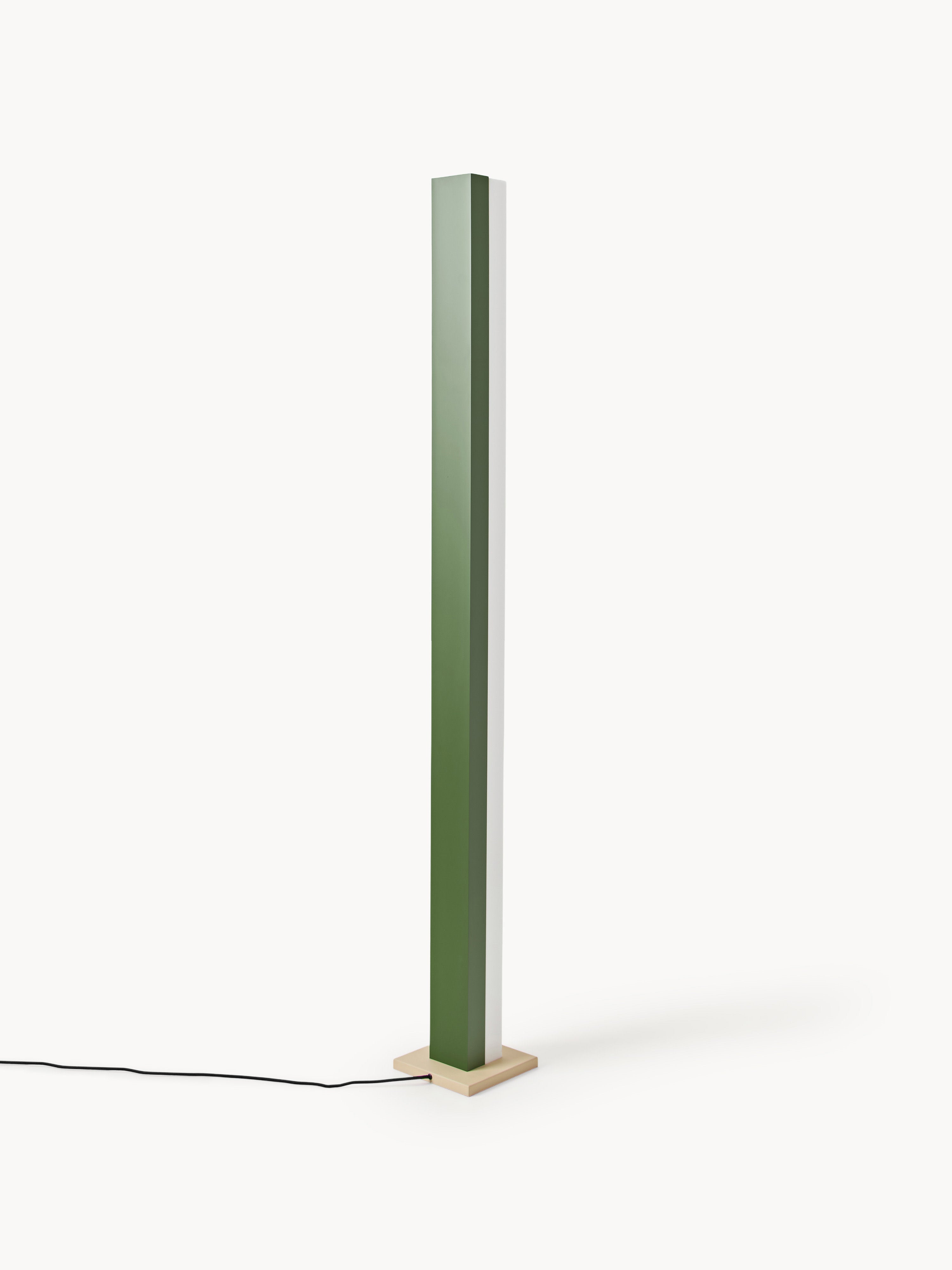 Lampadaire LED à intensité variable Compton - Vert, beige clair, gris clair