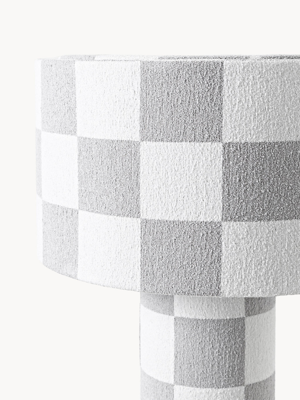 Westwing | Brynn, Lampadaire Pied - Gris clair, blanc