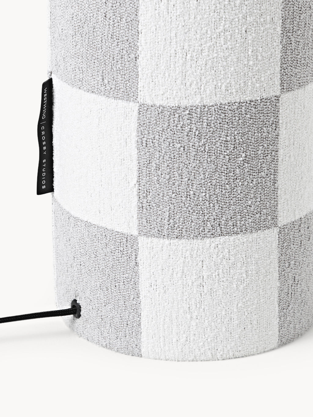 Westwing | Brynn, Lampadaire Pied - Gris clair, blanc