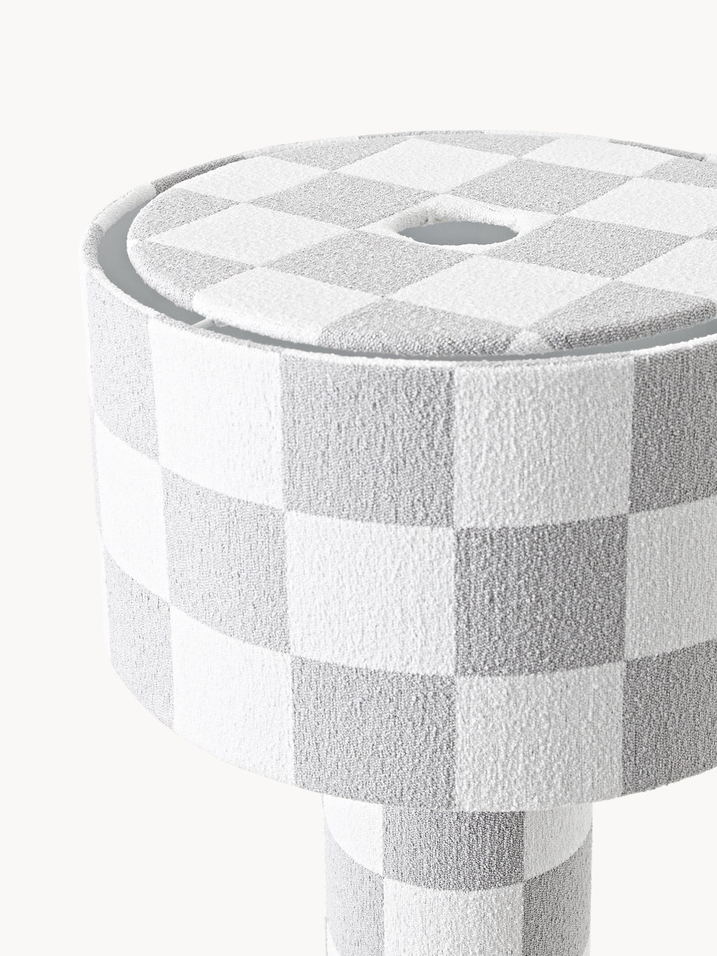 Westwing | Brynn, Lampadaire Pied - Gris clair, blanc