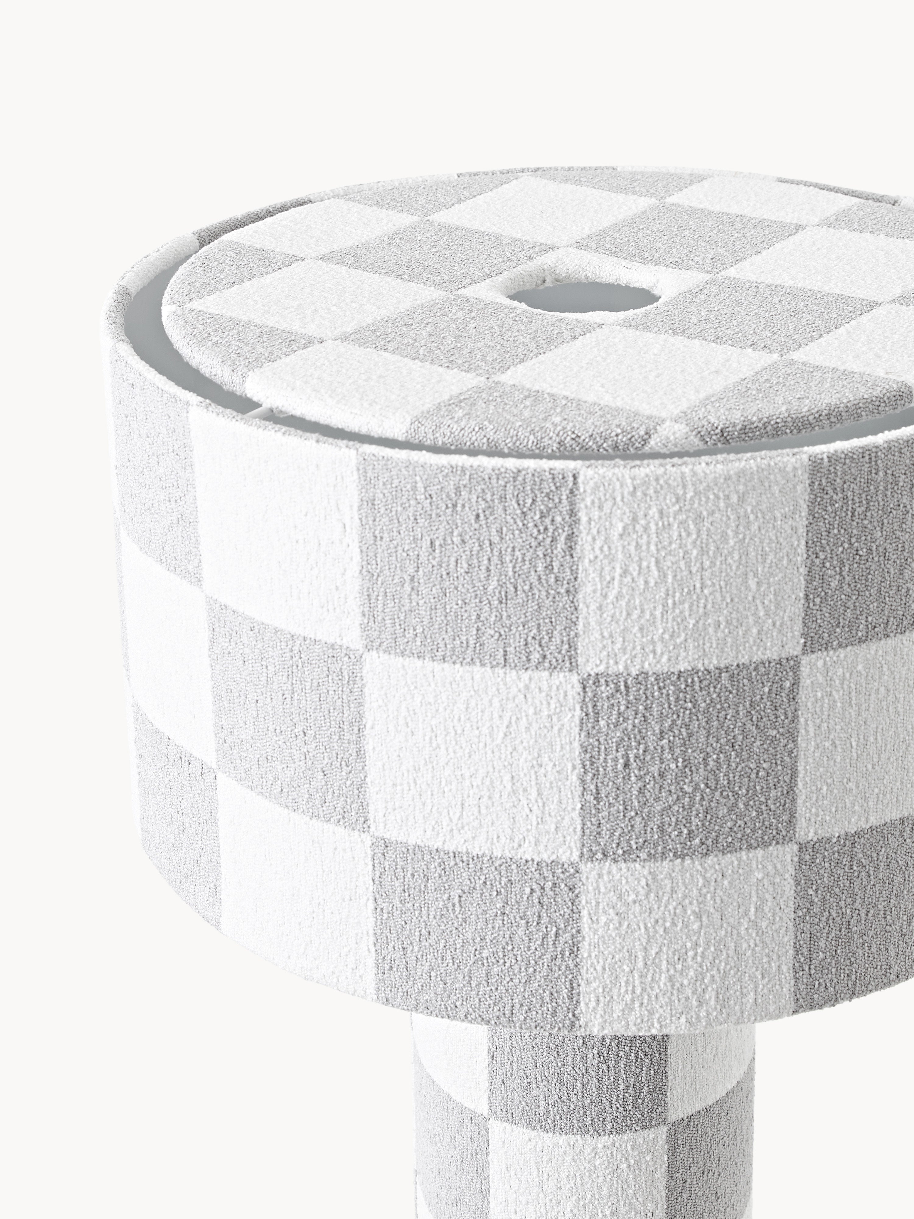 Westwing | Brynn, Lampadaire Pied - Gris clair, blanc