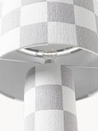 Westwing | Brynn, Lampadaire Pied - Gris clair, blanc