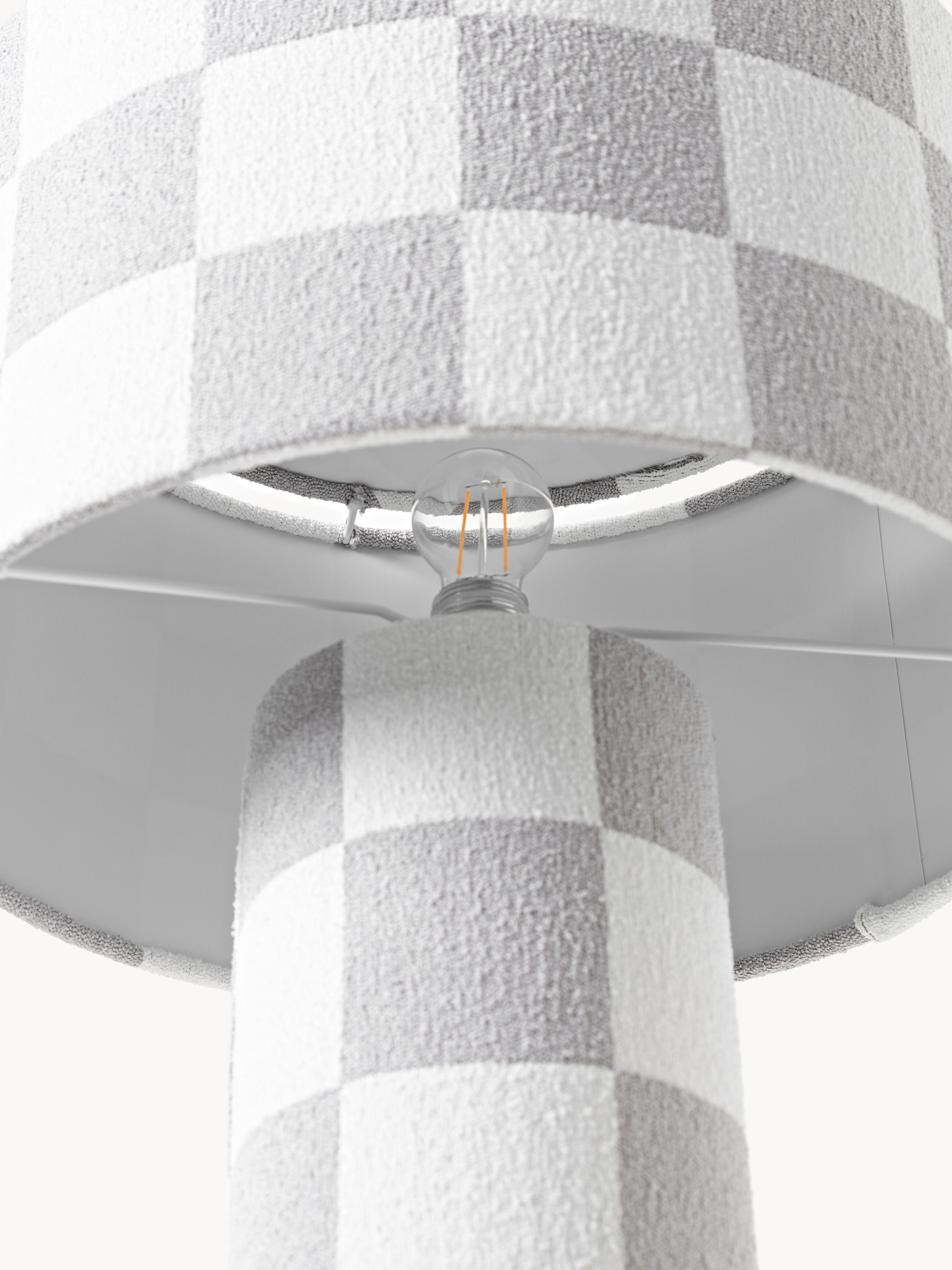 Westwing | Brynn, Lampadaire Pied - Gris clair, blanc