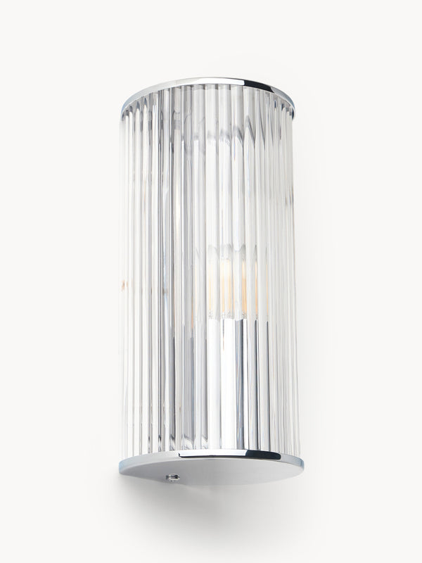 Fluted Glass Wall Sconce
