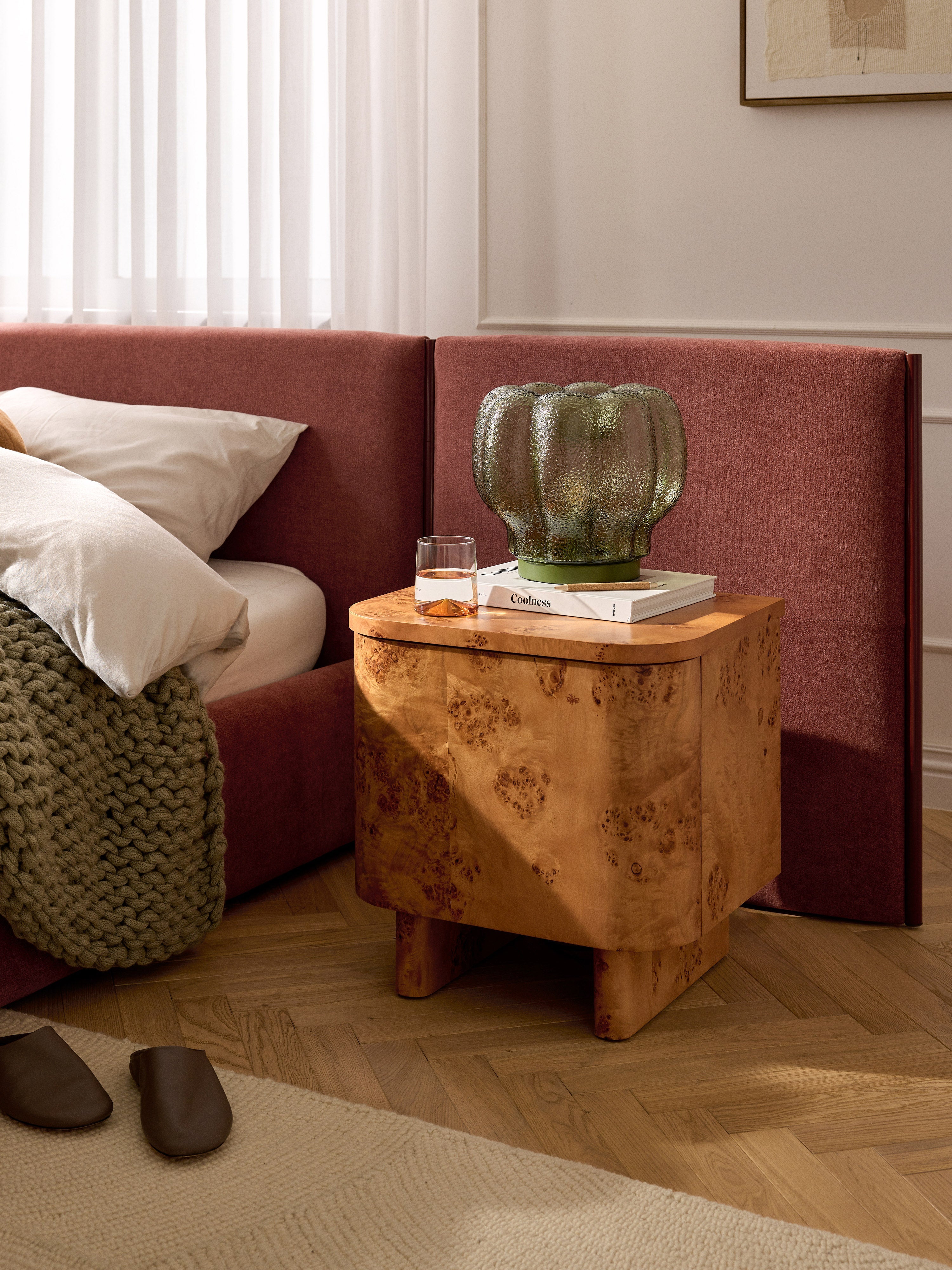 Petite lampe à poser en verre Nor - Vert