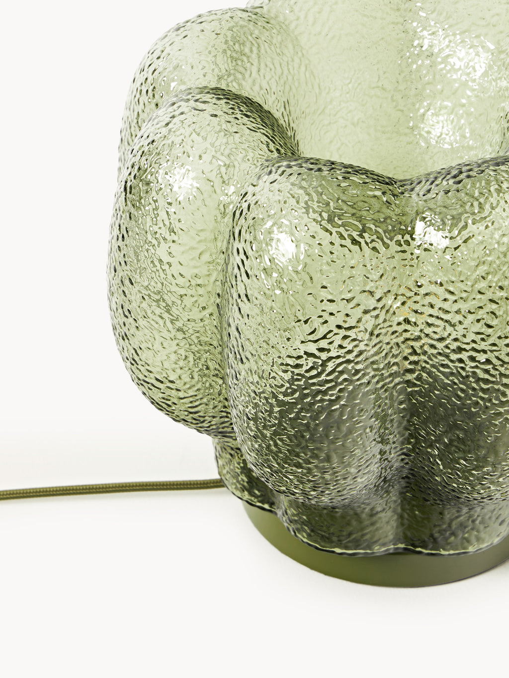 Petite lampe à poser en verre Nor - Vert