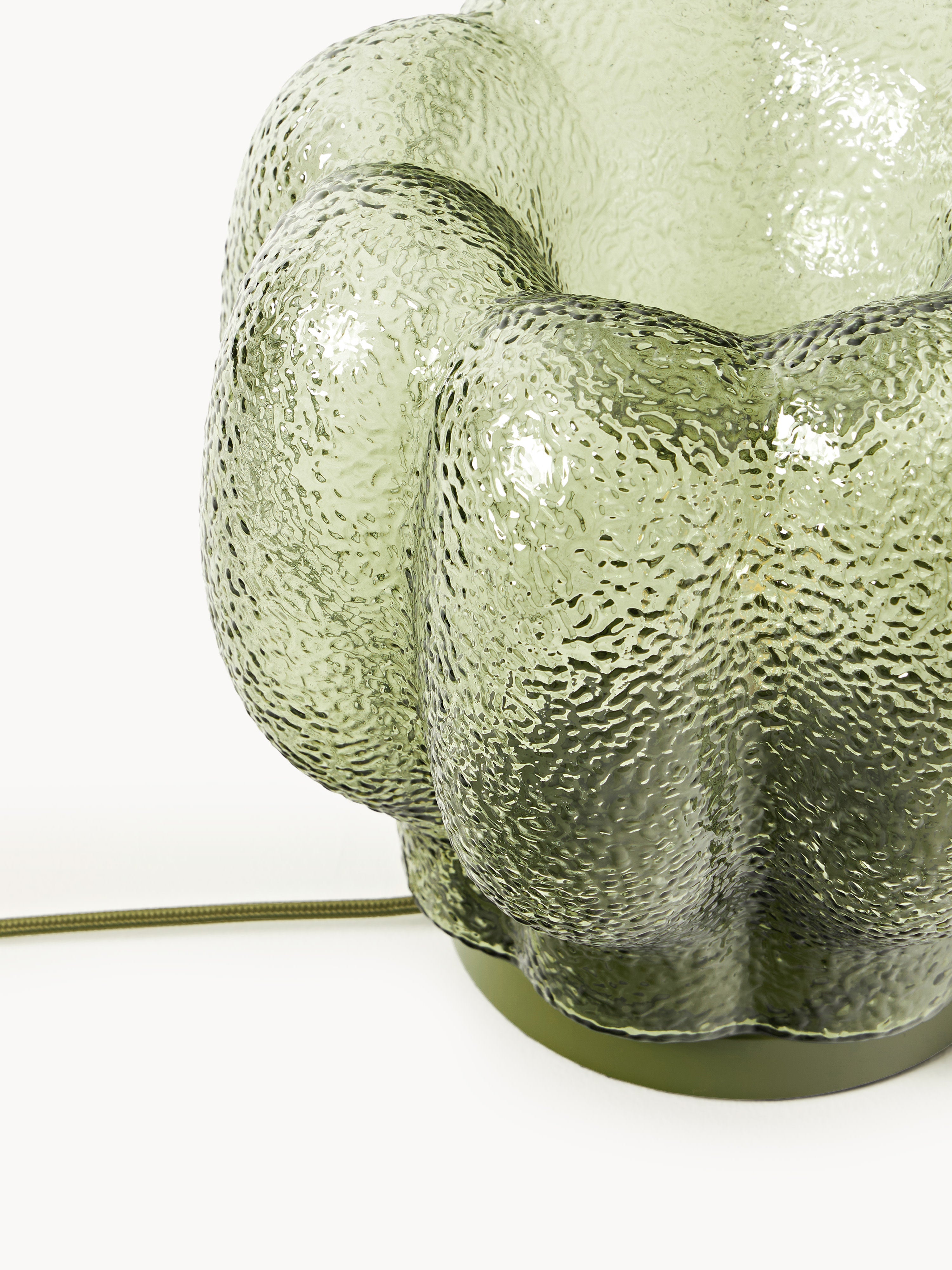 Petite lampe à poser en verre Nor - Vert