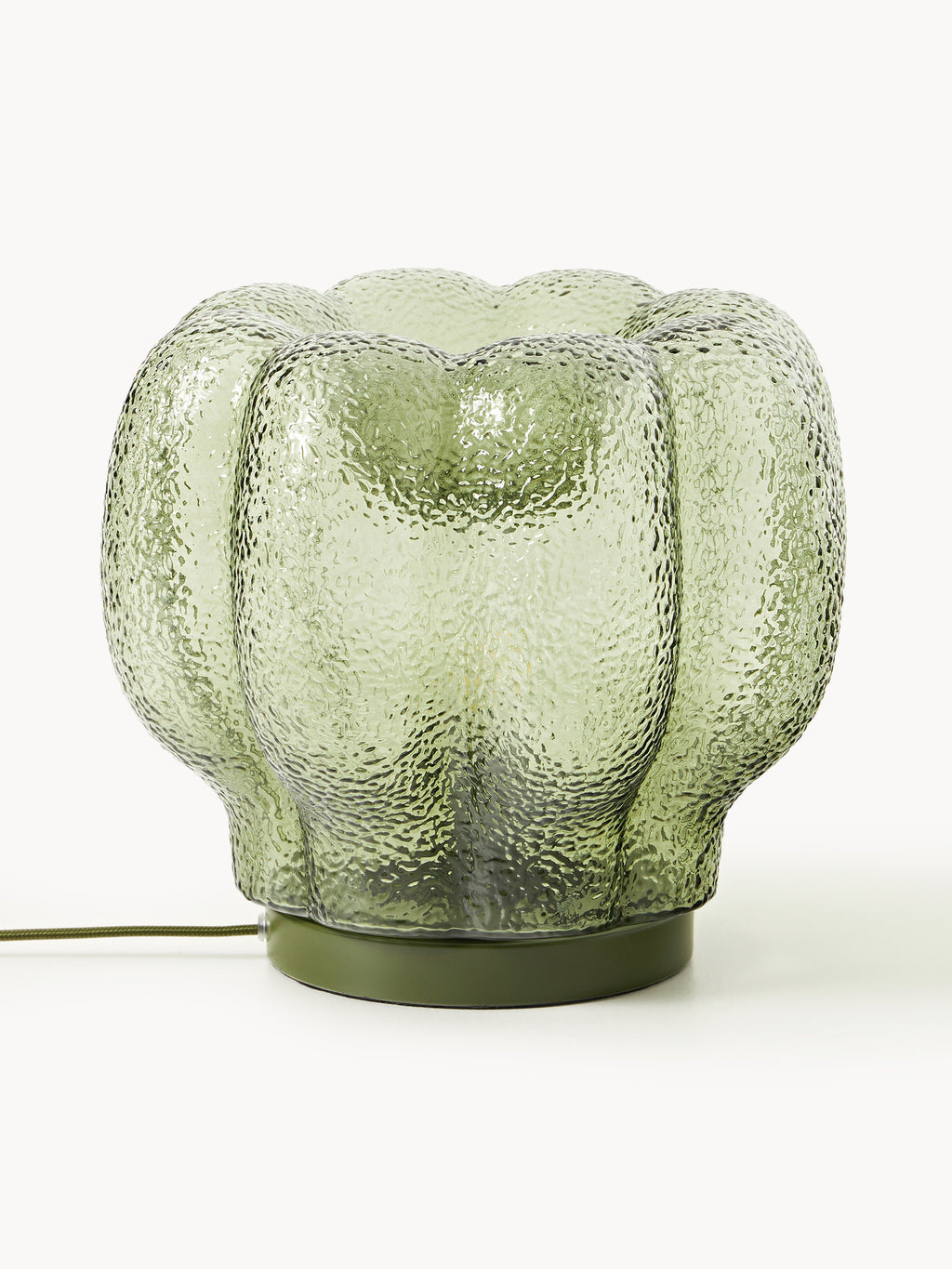 Petite lampe à poser en verre Nor - Vert