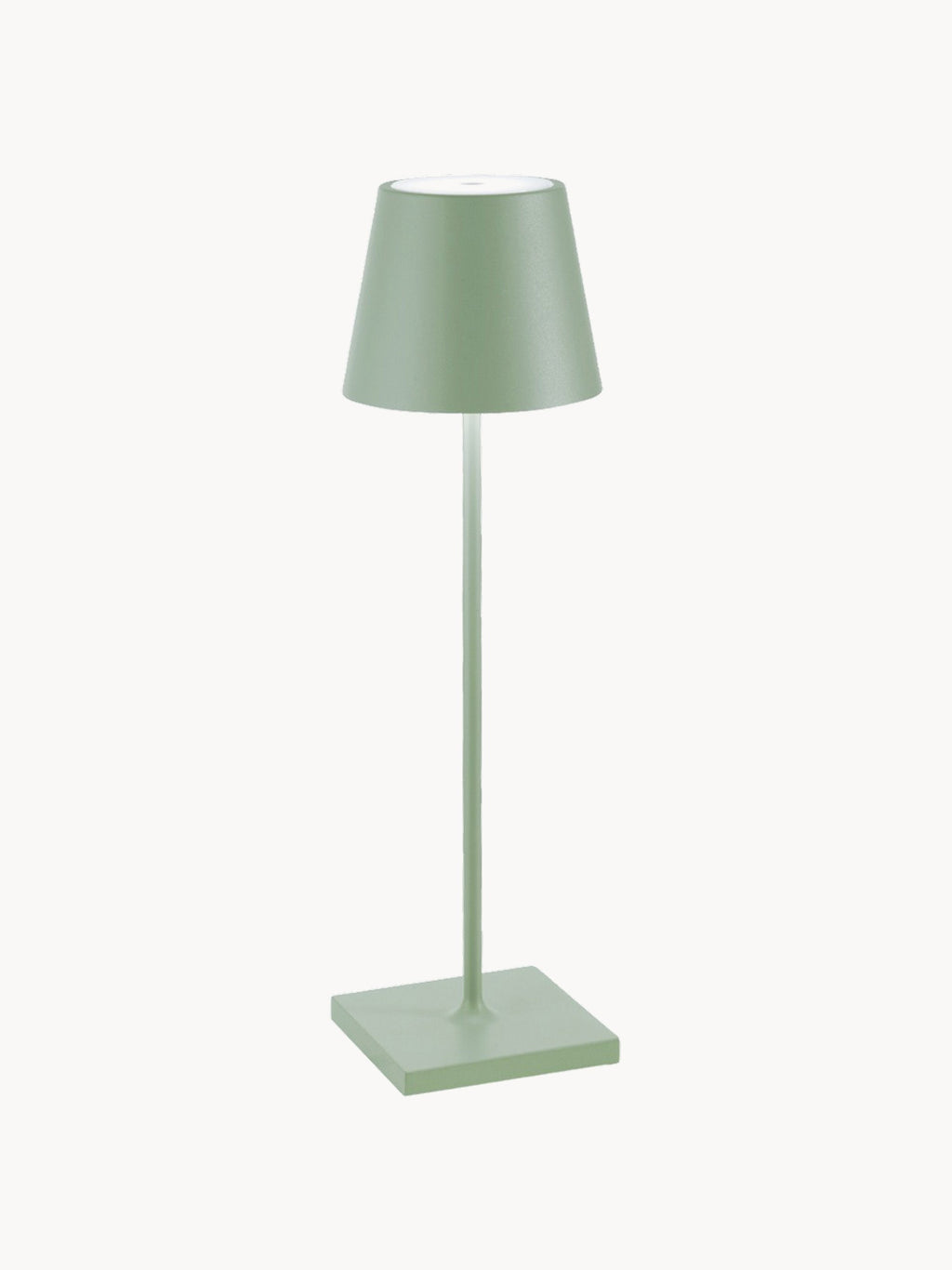 Lampe à poser LED mobile Athos, intensité ajustable - Vert sauge, mat