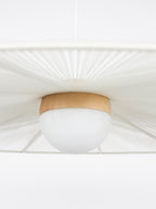 Grande suspension Sal, Ø 80 cm - Blanc cassé, beige