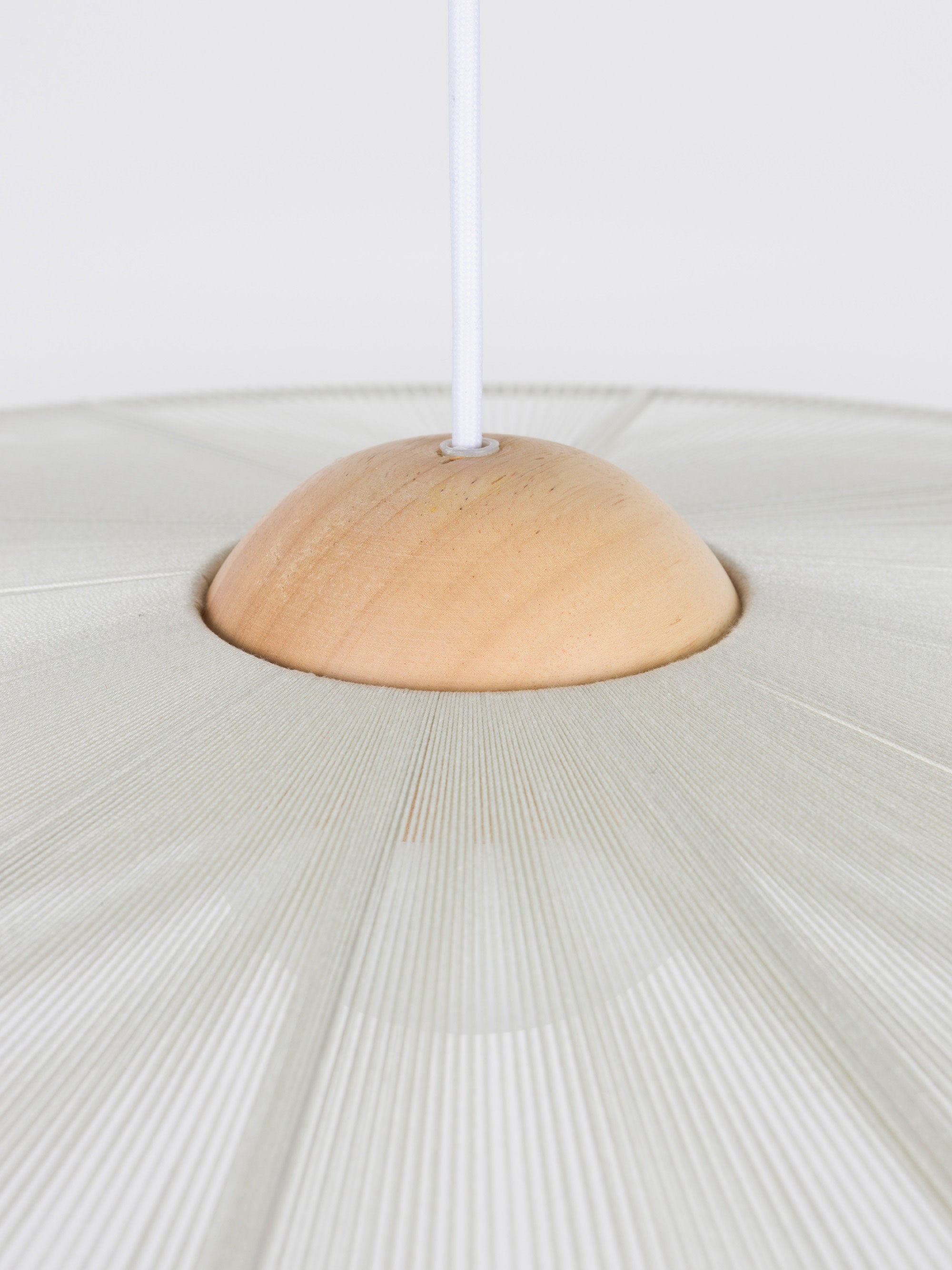 Grande suspension Sal, Ø 80 cm - Blanc cassé, beige