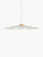 Grande suspension Sal, Ø 80 cm - Blanc cassé, beige