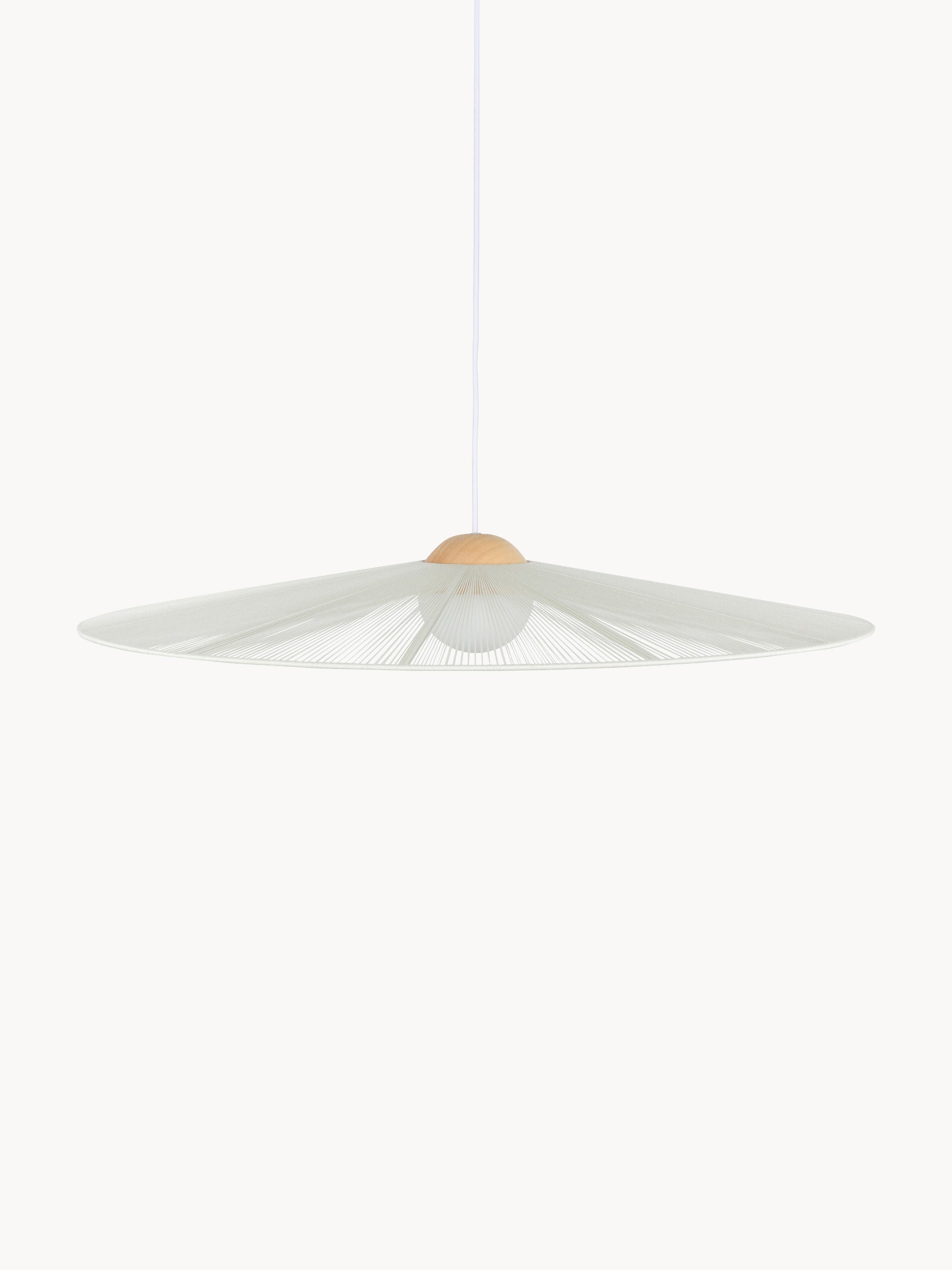 Grande suspension Sal, Ø 80 cm - Blanc cassé, beige