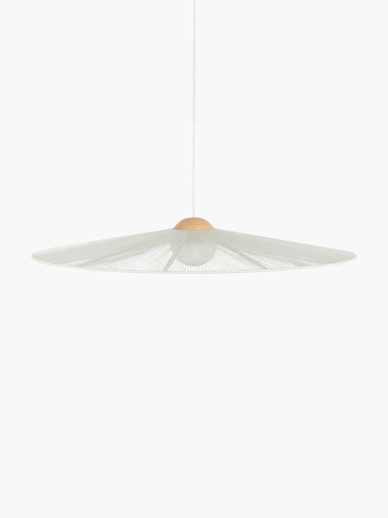 Grande suspension Sal, Ø 80 cm - Blanc cassé, beige