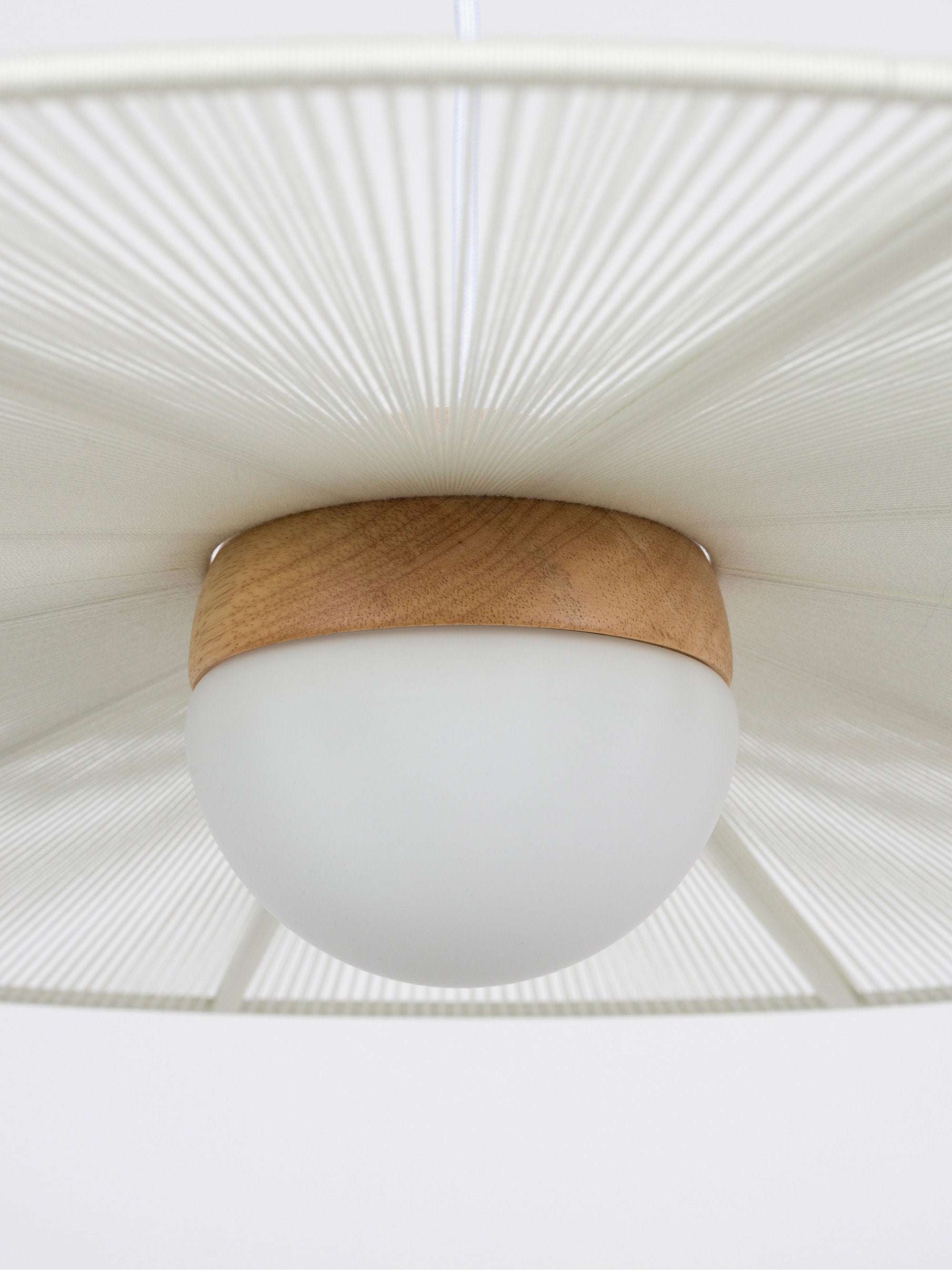 Suspension Sal, Ø 65 cm - Blanc cassé, beige