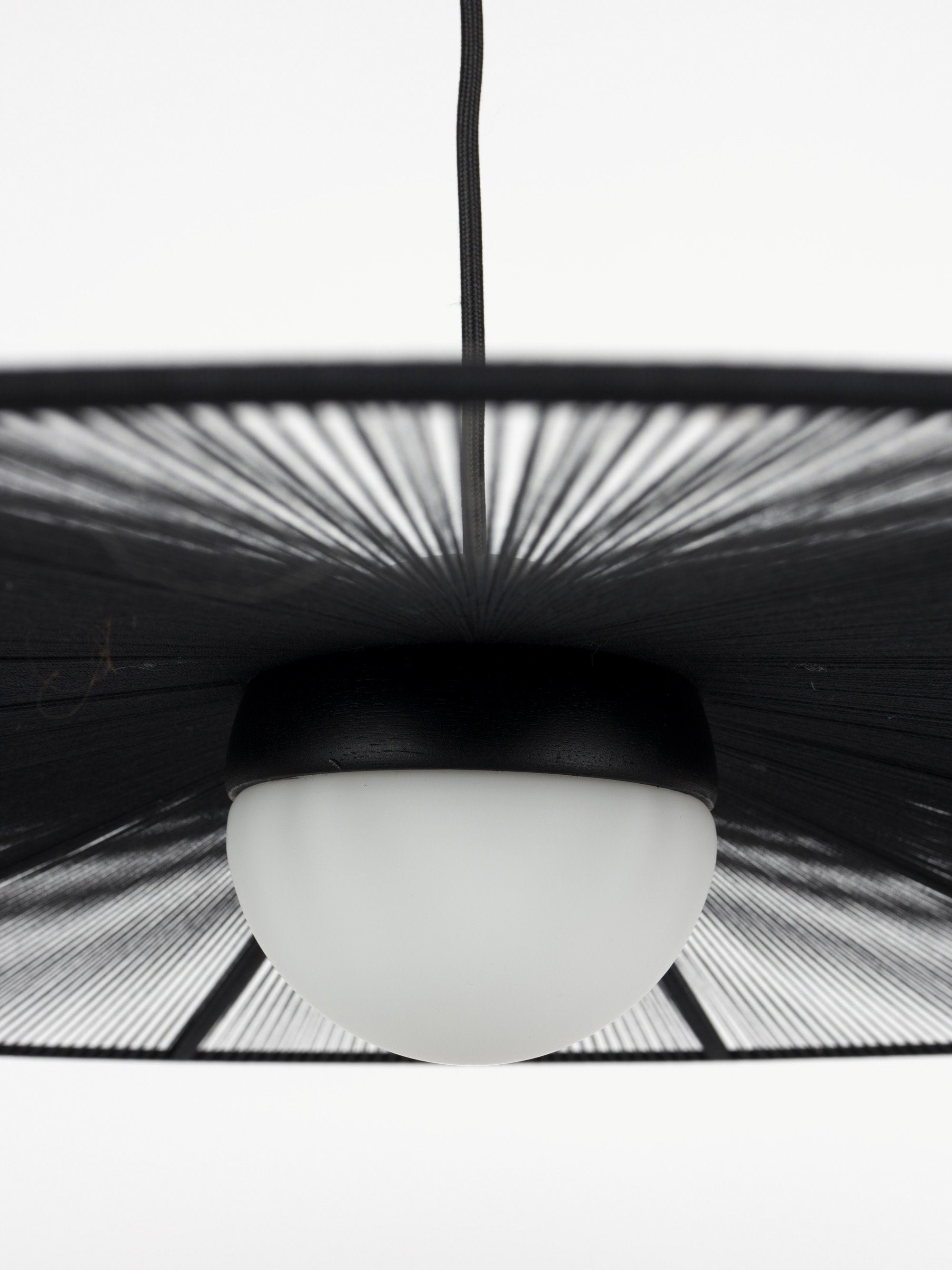 Grande suspension Sal, Ø 80 cm - Noir