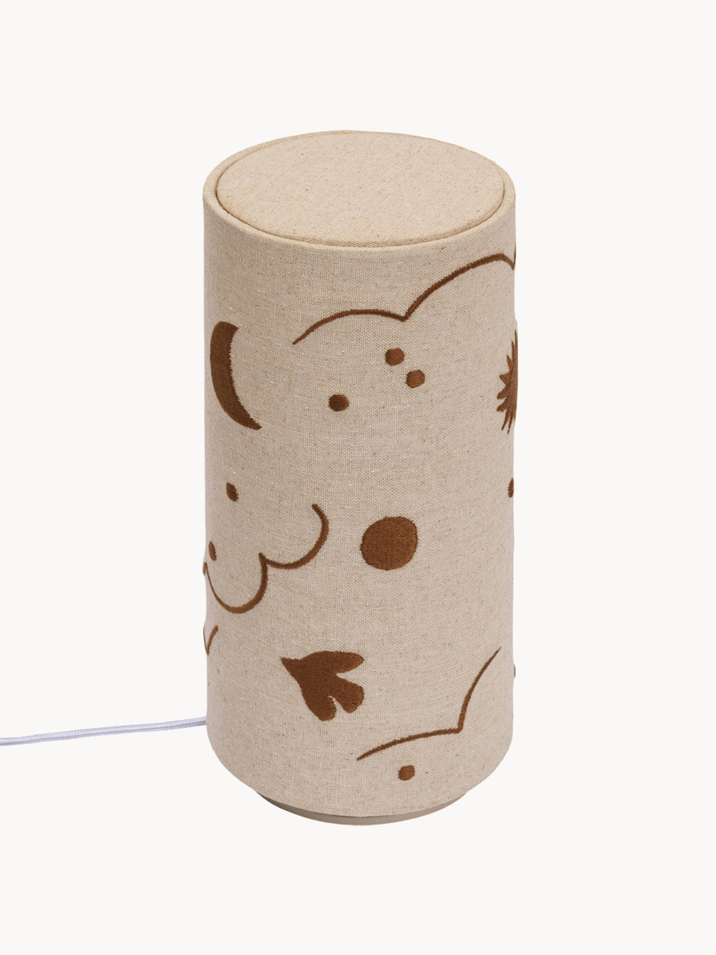 Lampe à poser LED à intensité variable Elbert - Beige clair, terracotta