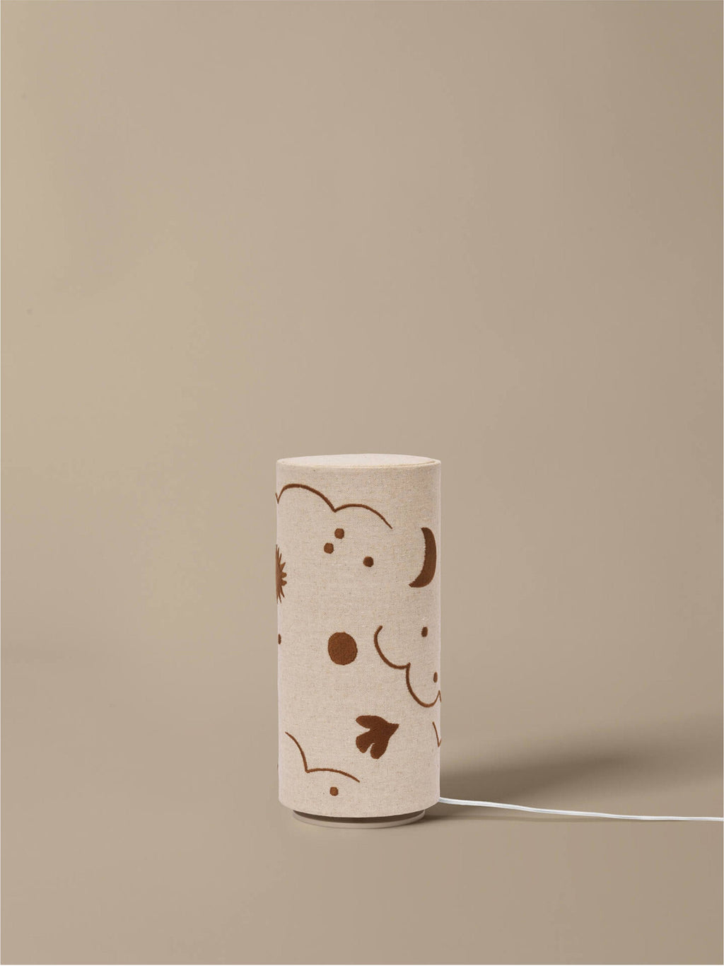 Lampe à poser LED à intensité variable Elbert - Beige clair, terracotta