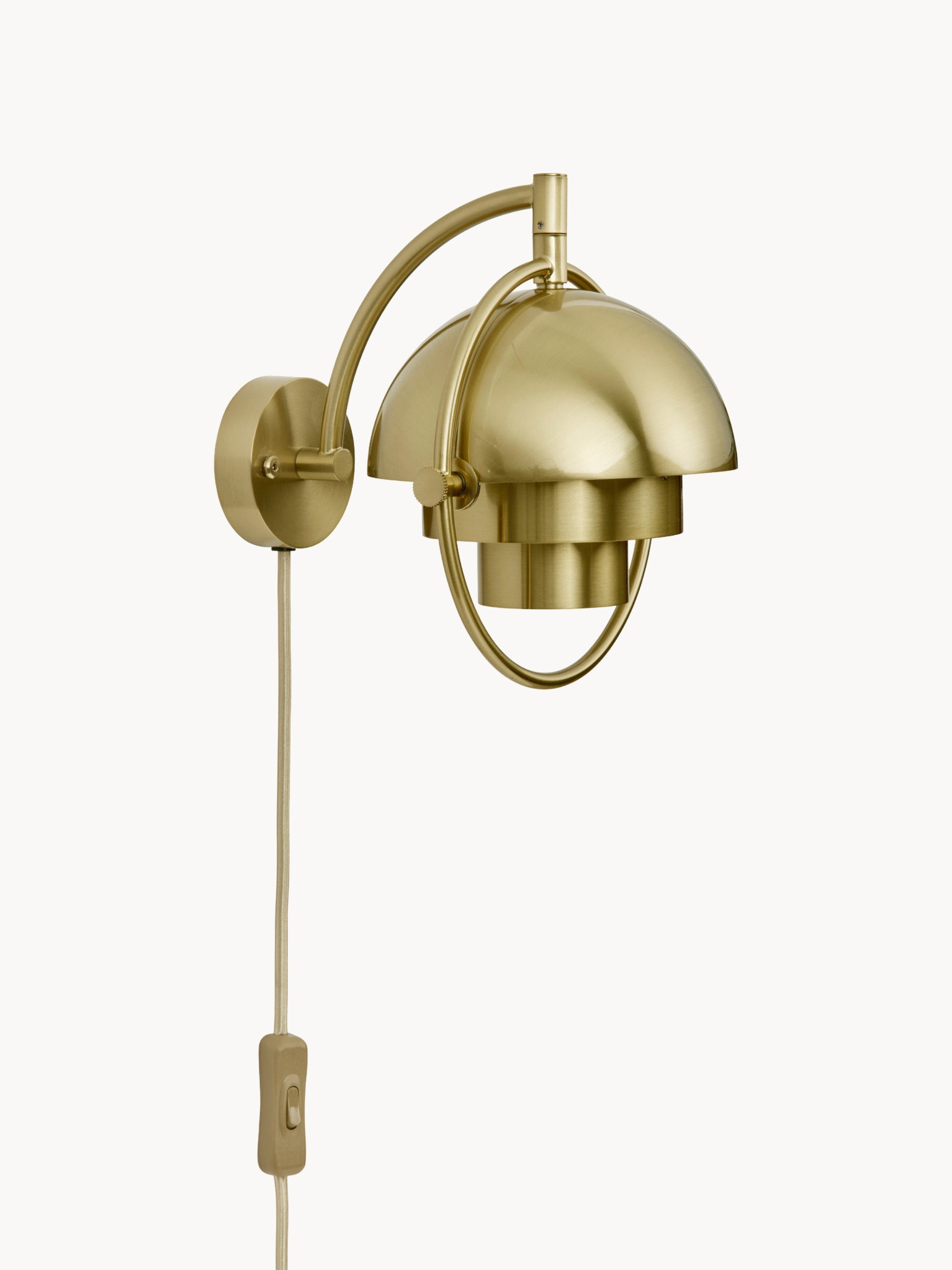 Applique murale à brancher Egil - Laiton