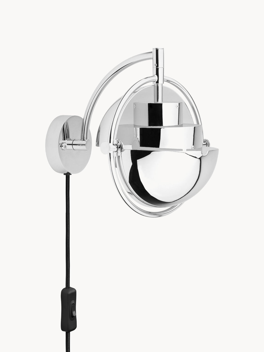 Applique murale à brancher Egil - Argenté