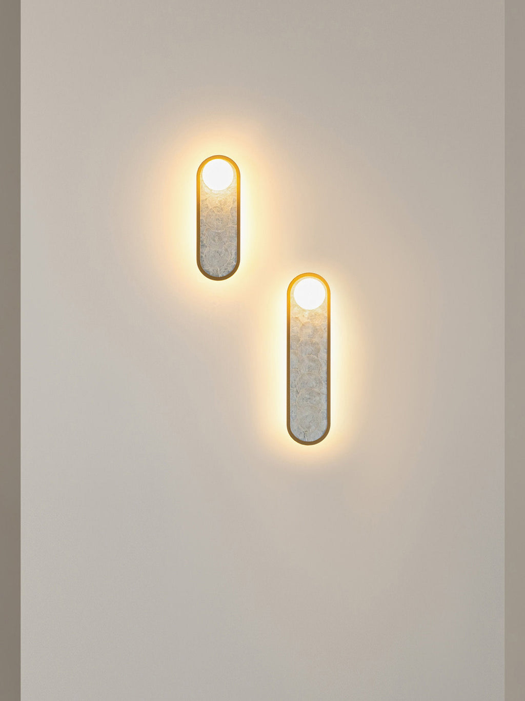 Applique murale LED Hedvig - Doré, argenté