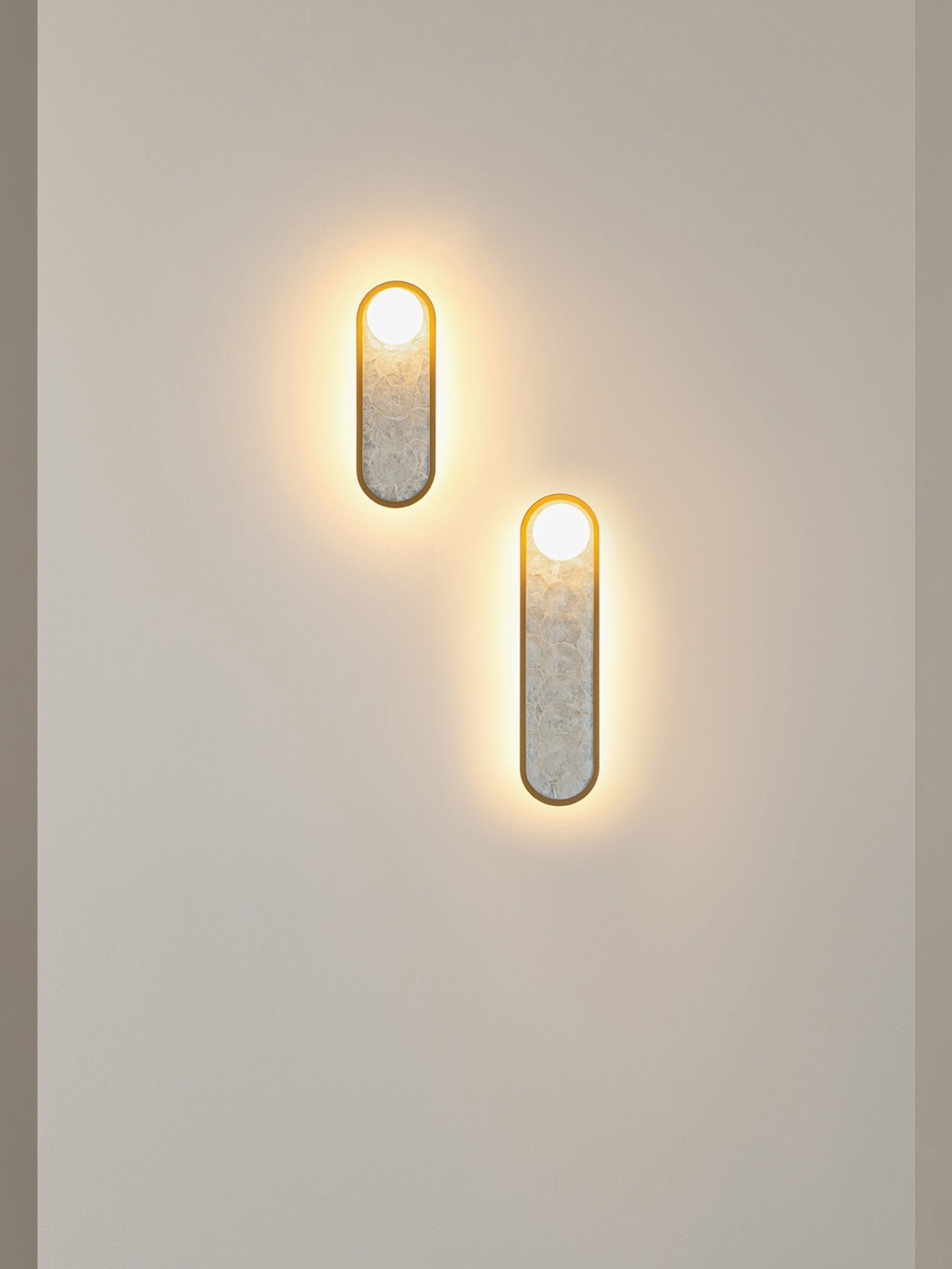 Applique murale LED Hedvig - Doré, argenté