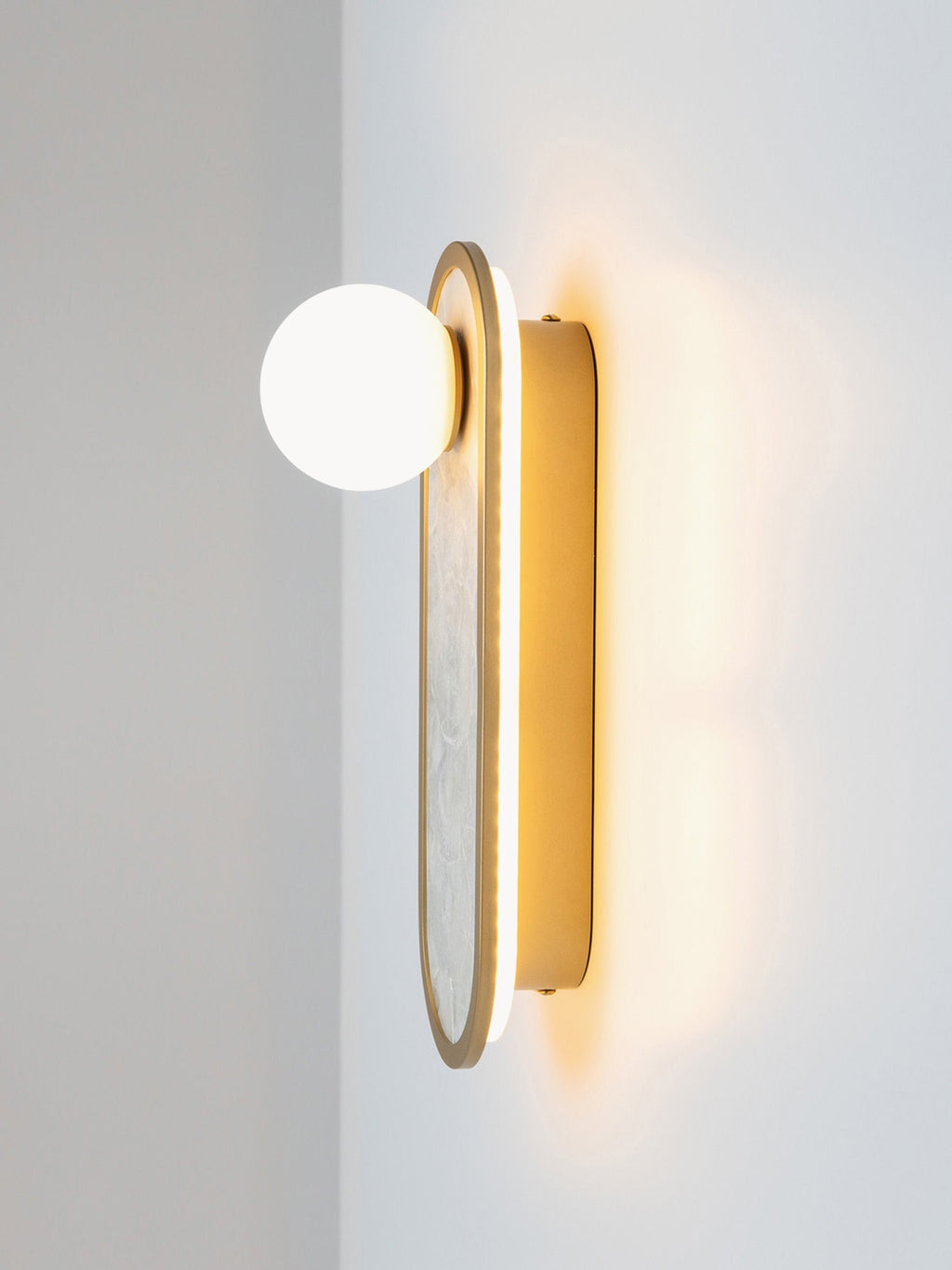 Applique murale LED Hedvig - Doré, argenté