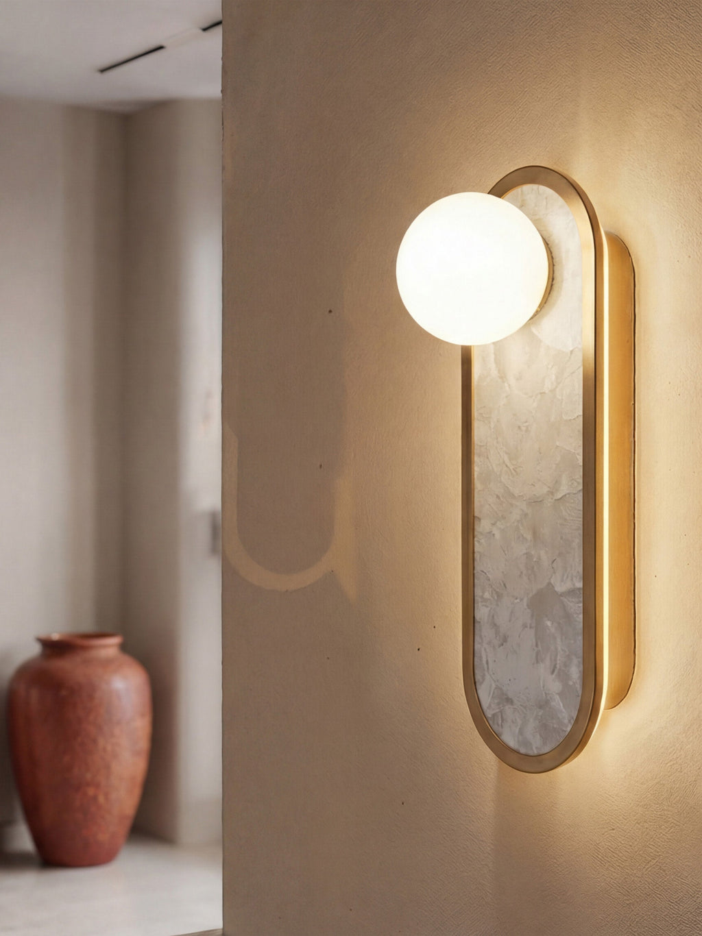 Applique murale LED Hedvig - Doré, argenté