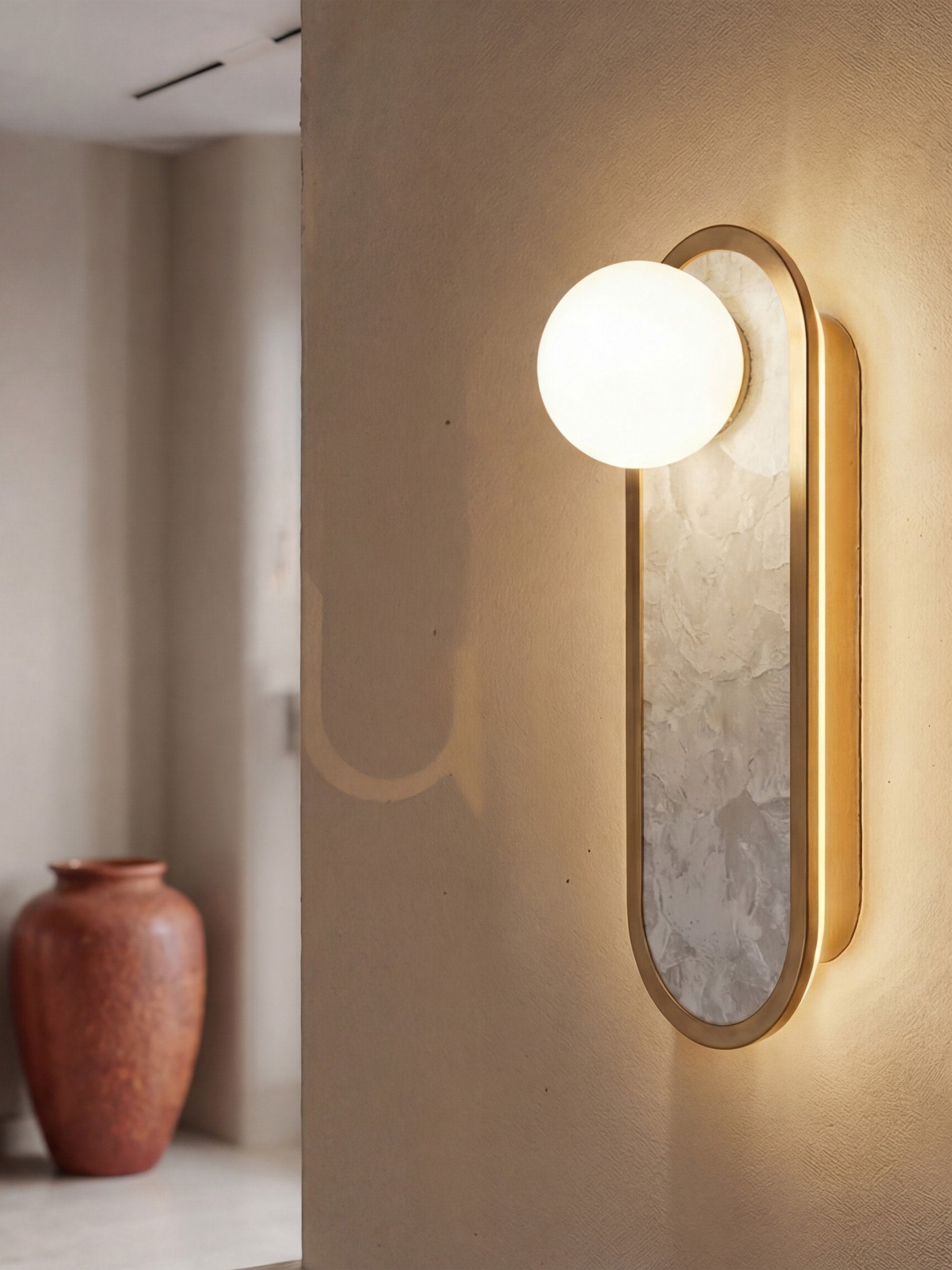 Applique murale LED Hedvig - Doré, argenté