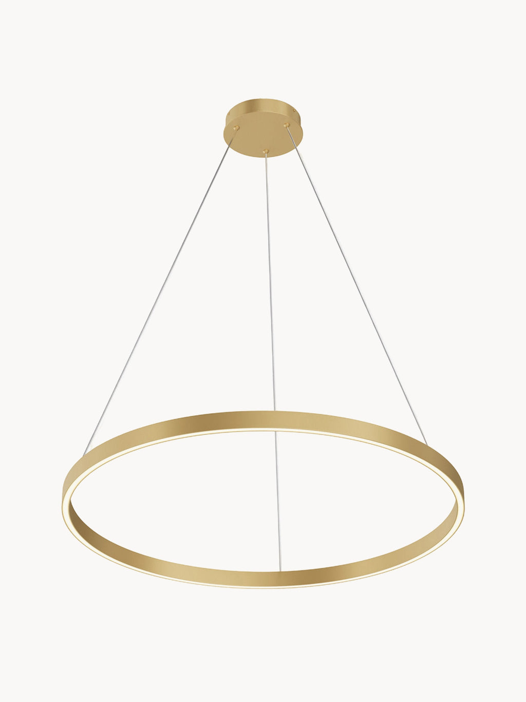 Grande suspension LED à intensité variable Arild - Laiton