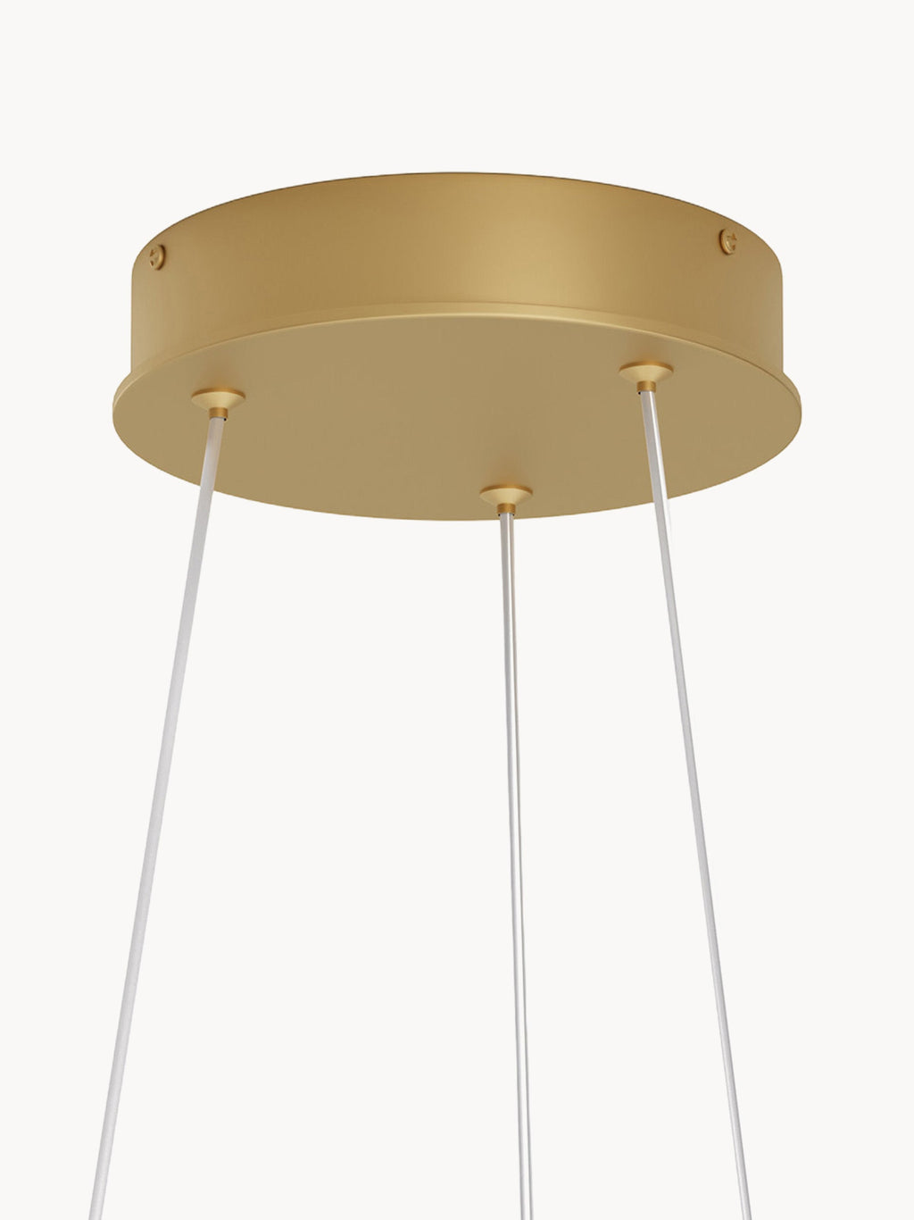 Grande suspension LED à intensité variable Arild - Laiton