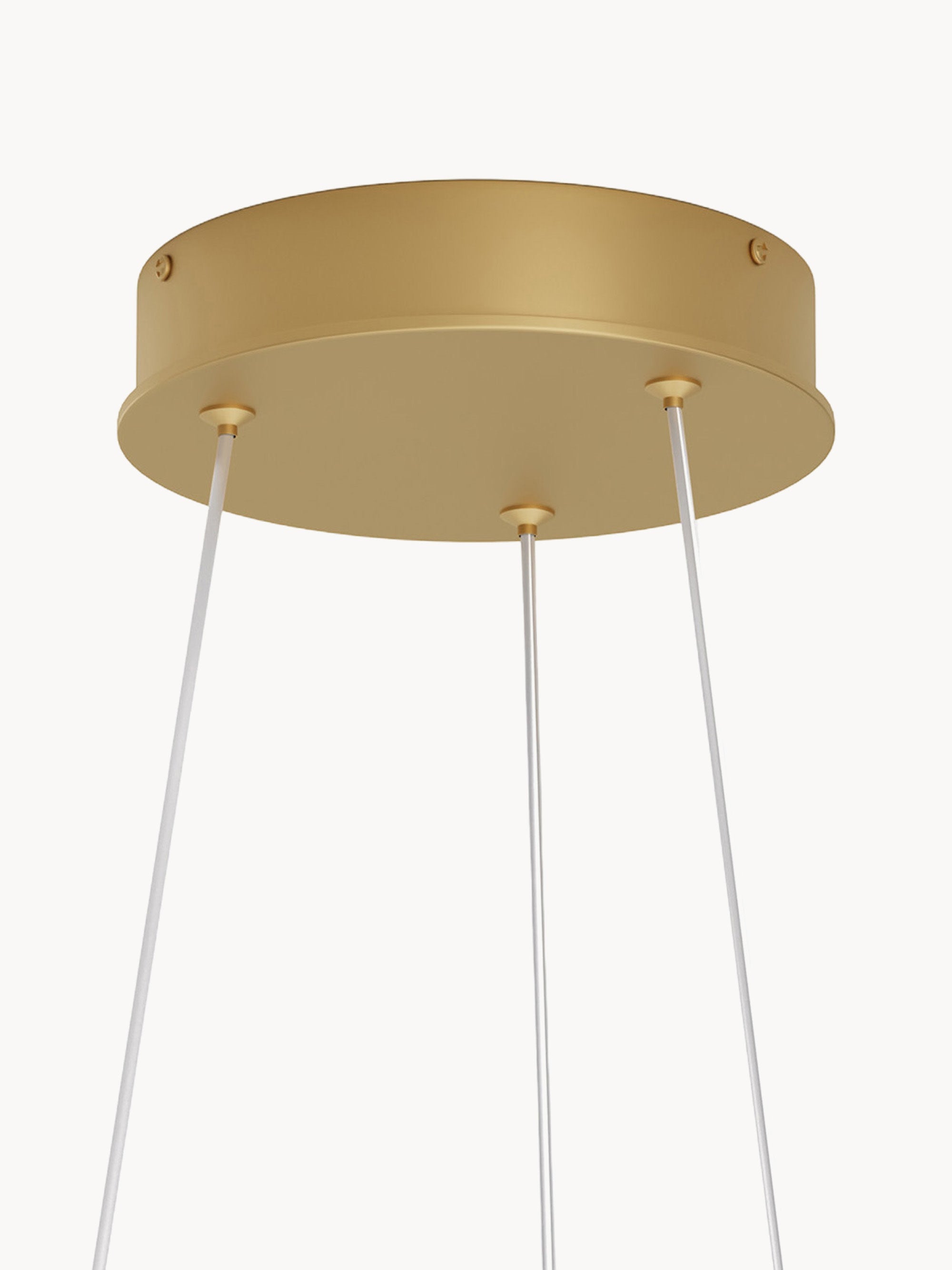 Grande suspension LED à intensité variable Arild - Laiton