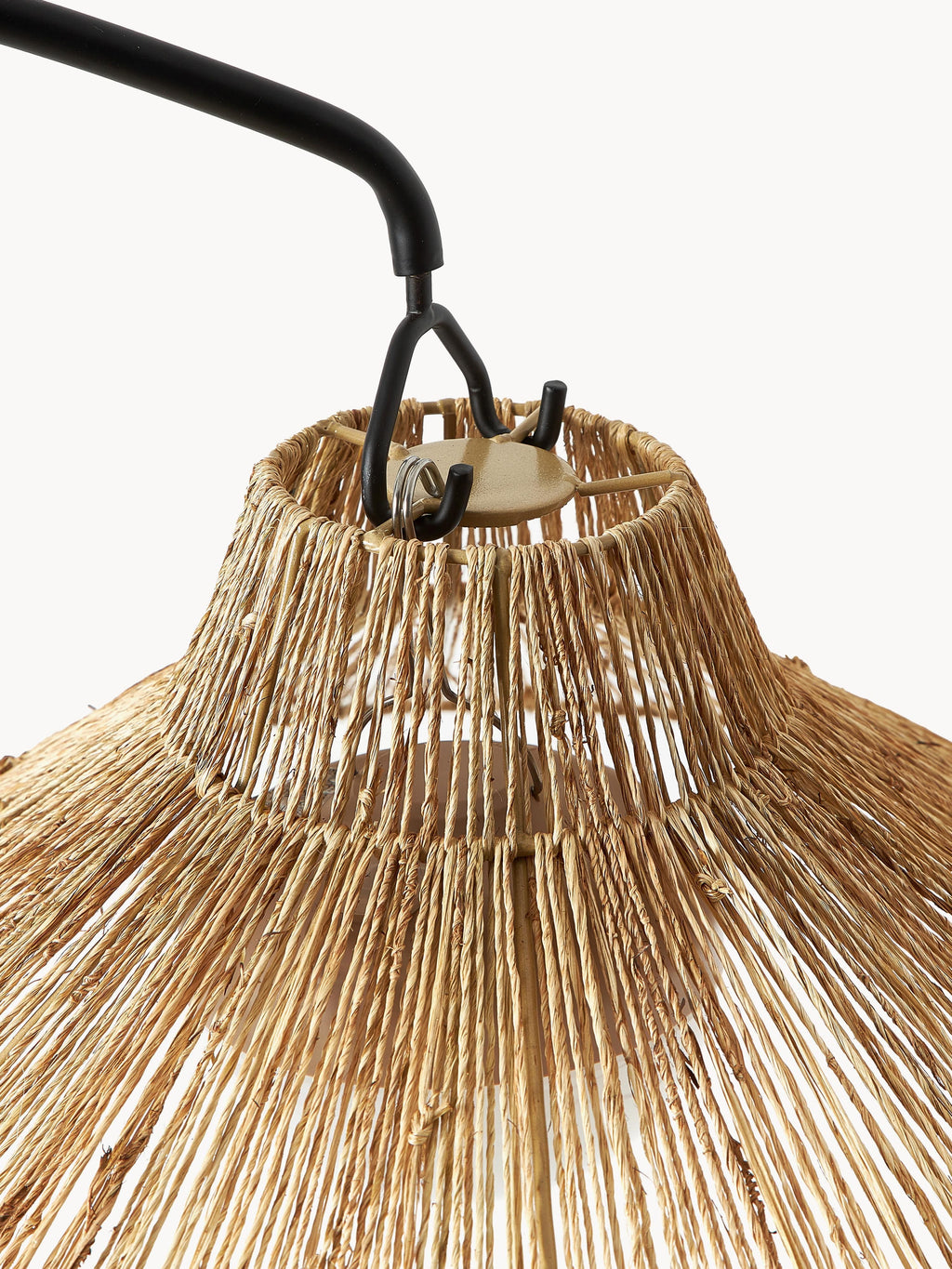Lampadaire LED artisanale avec télécommande Archie, intensité ajustable - Brun, noir
