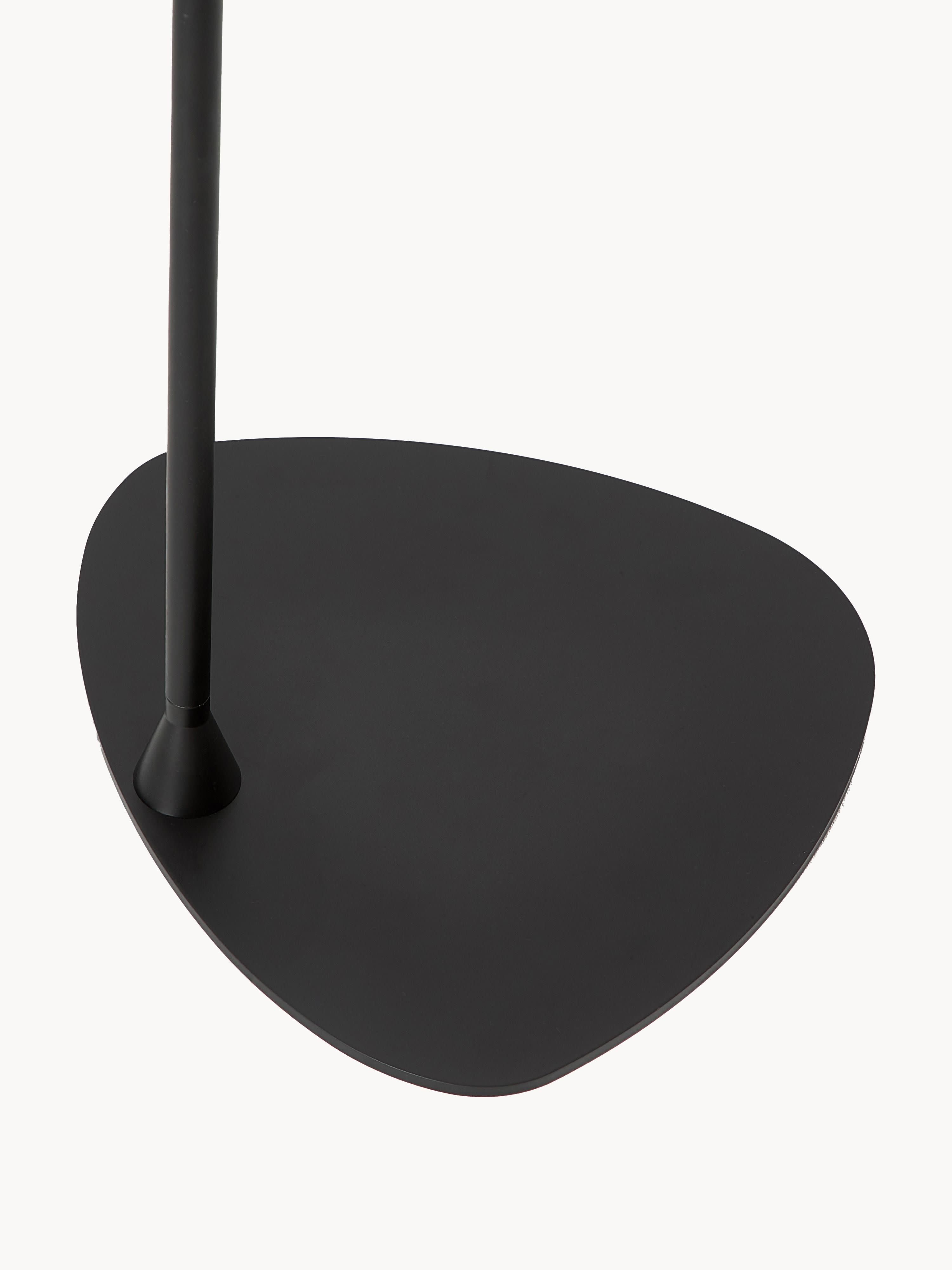 Lampadaire LED artisanale avec télécommande Archie, intensité ajustable - Brun, noir