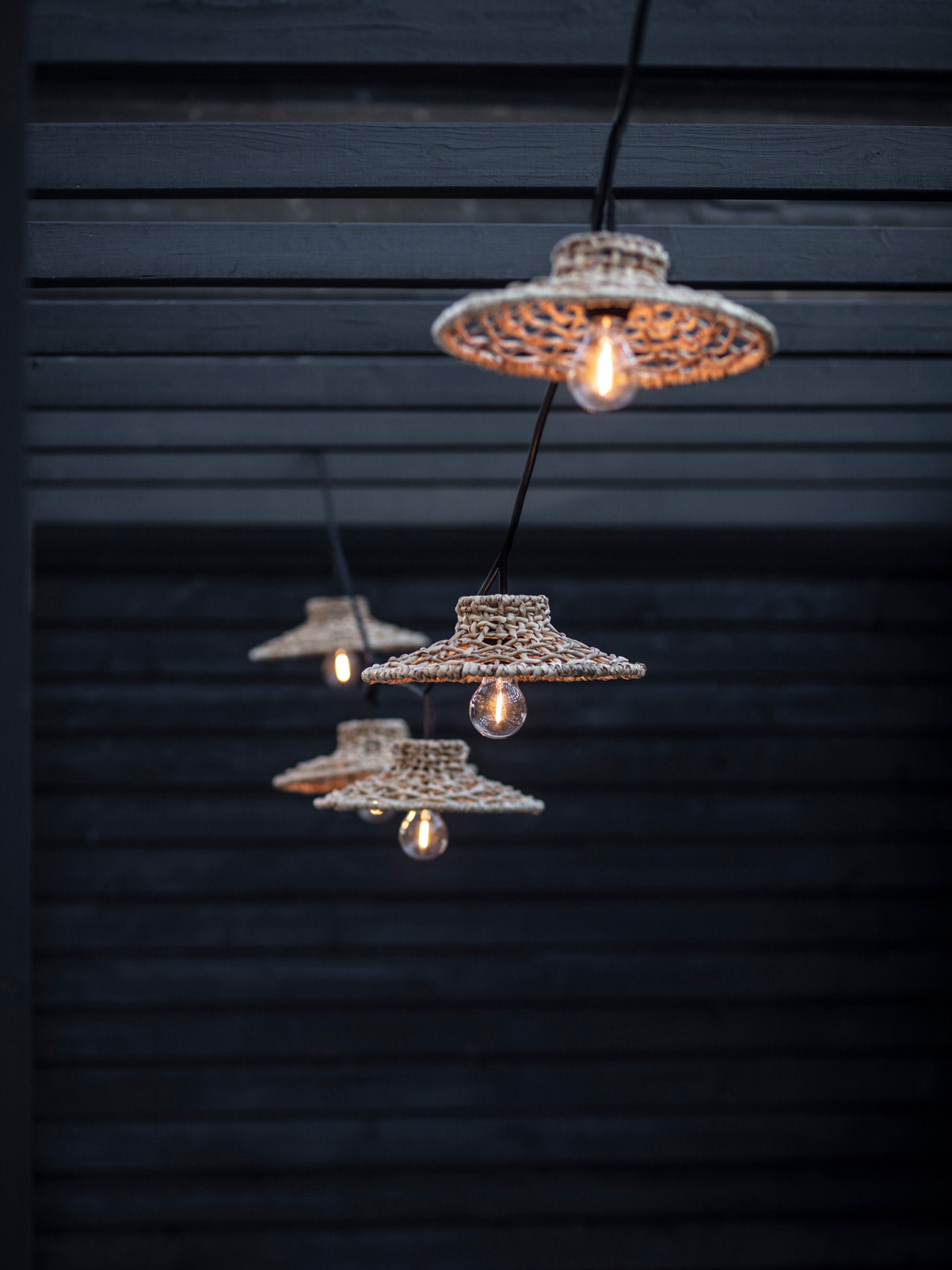 Guirlande lumineuse d'extérieur Antero, 650 cm - Beige