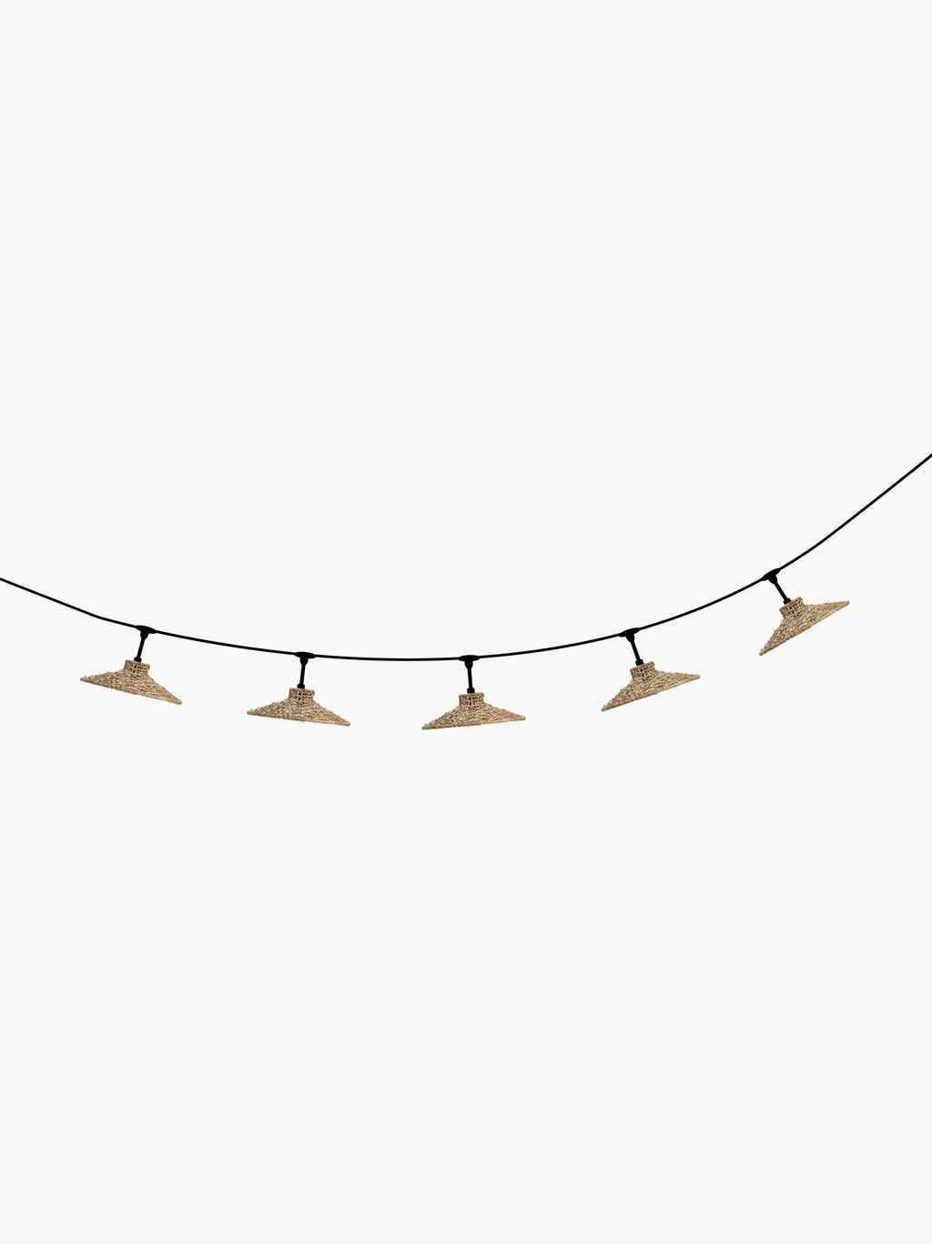 Guirlande lumineuse d'extérieur Antero, 650 cm - Beige