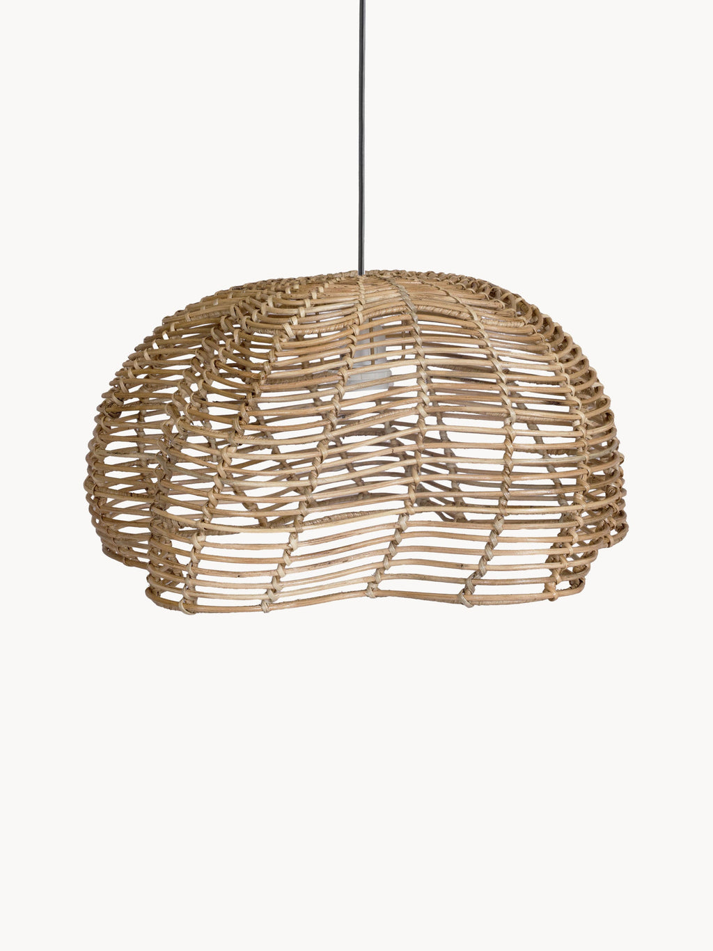 Suspension de jardin en rotin Llyr - Beige