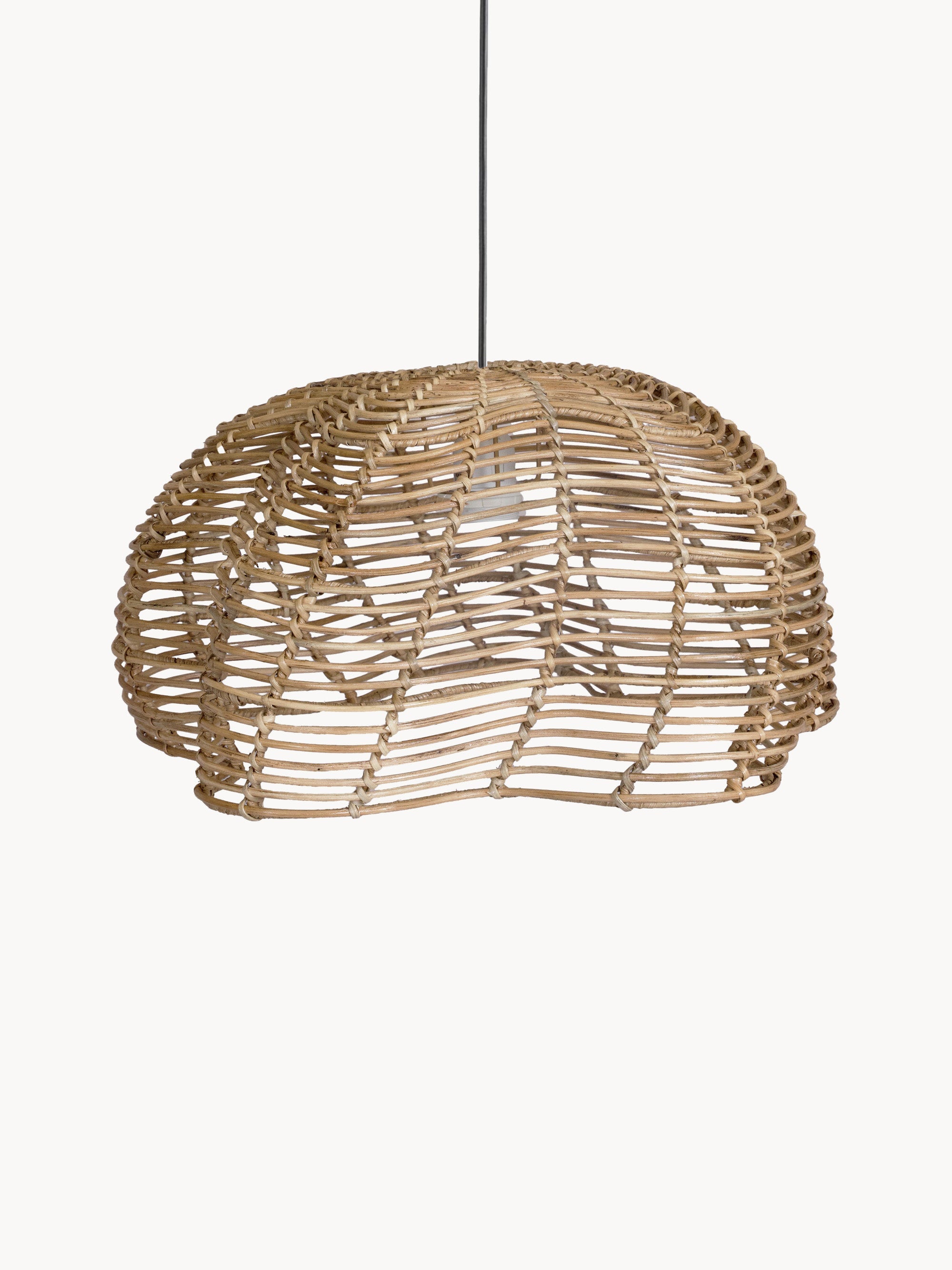 Suspension de jardin en rotin Llyr - Beige