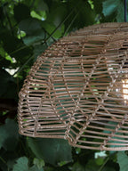 Suspension de jardin en rotin Llyr - Beige
