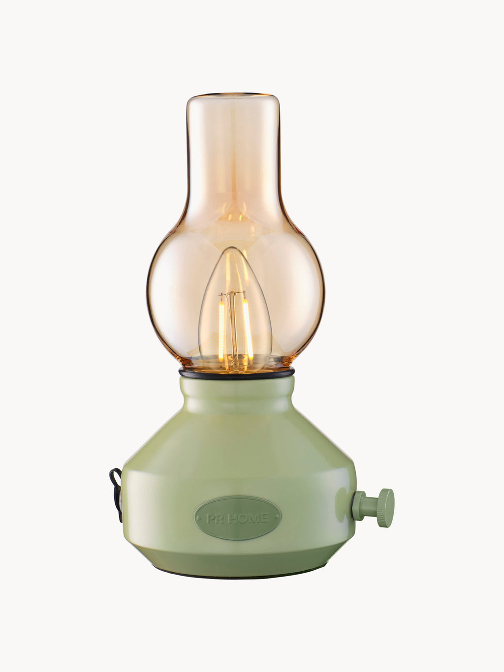 Petite lampe à poser LED d'extérieur Eelis, intensité lumineuse variable - Vert sauge