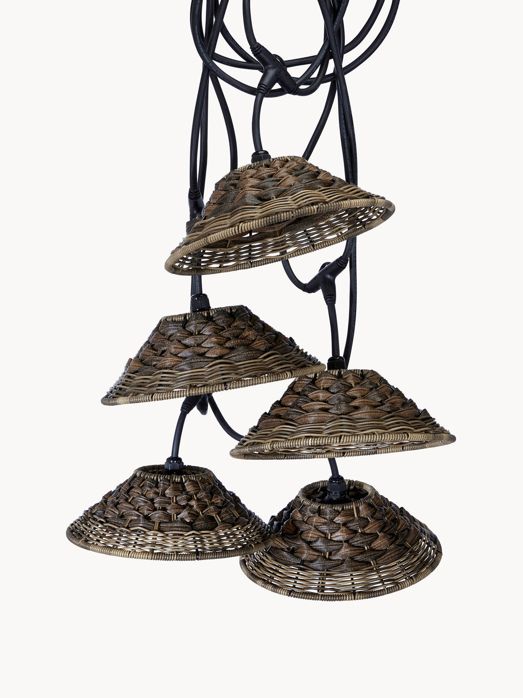 Guirlande lumineuse d'extérieur Horace, 650 cm - Taupe