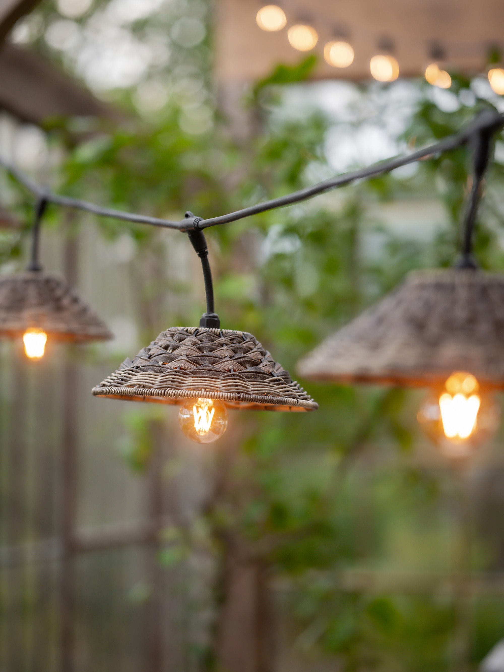 Guirlande lumineuse d'extérieur Horace, 650 cm - Taupe