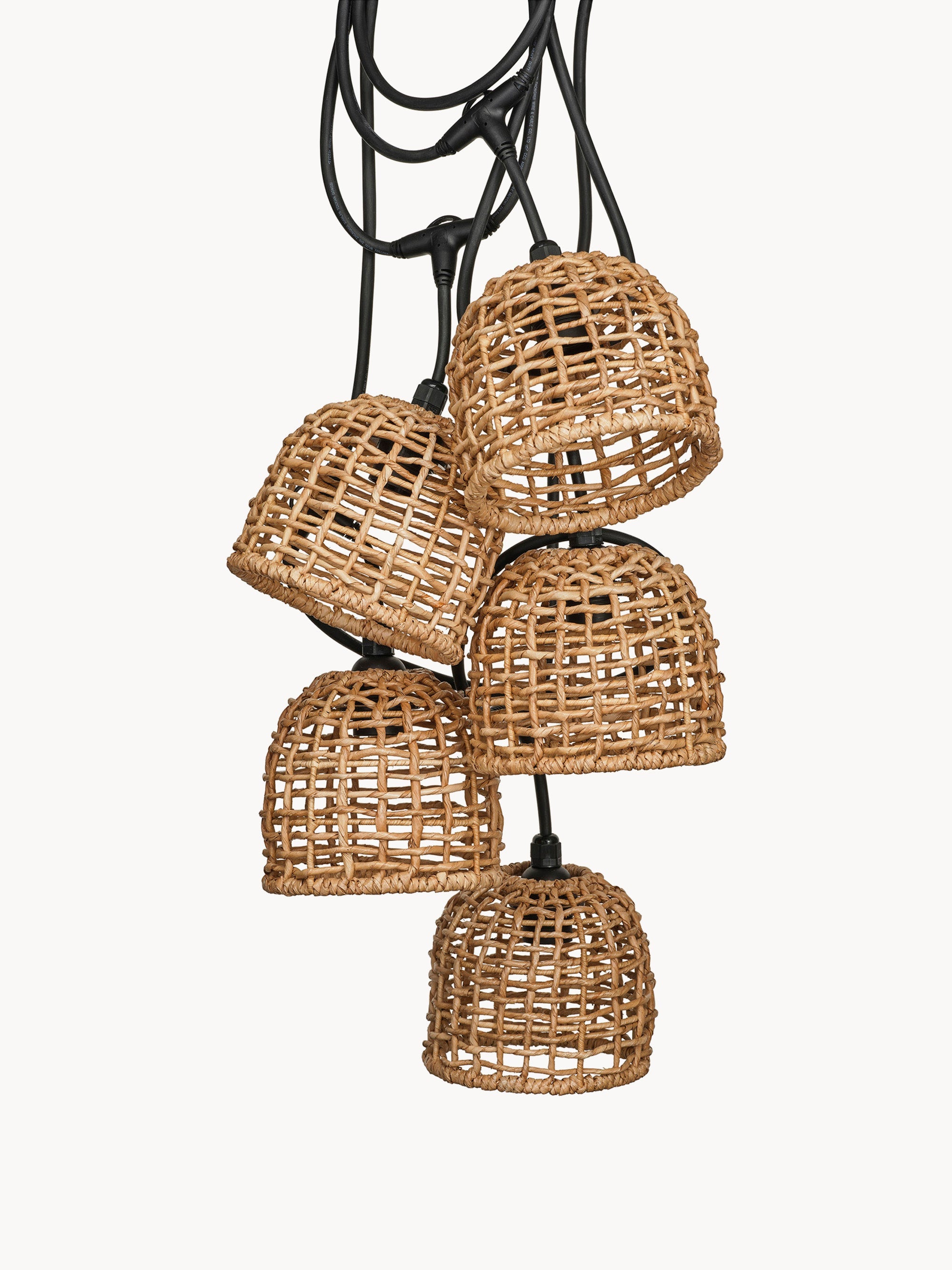 Guirlande lumineuse d'extérieur Ingmar, 650 cm - Beige