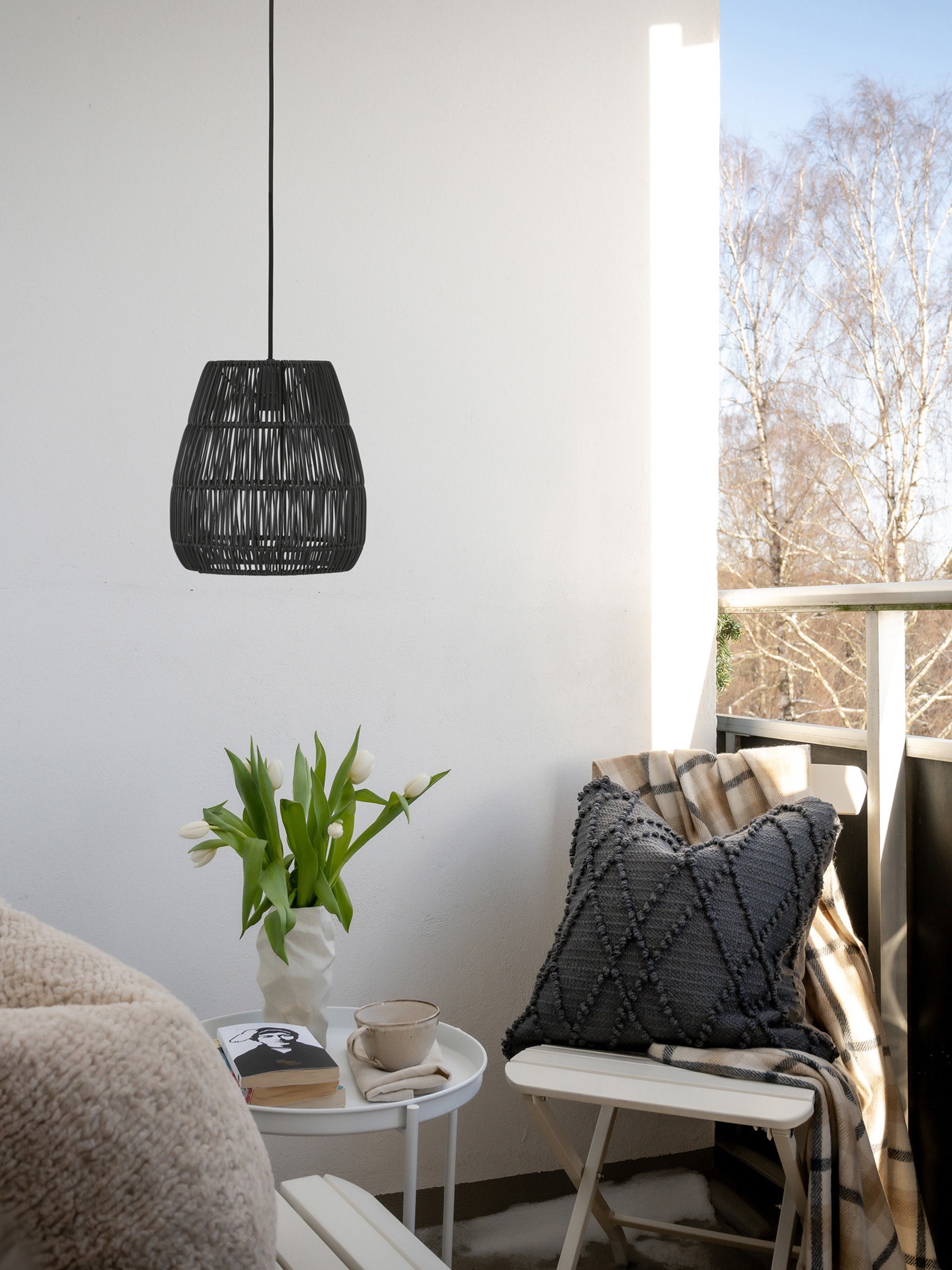 Suspension d'extérieur Linton - Noir