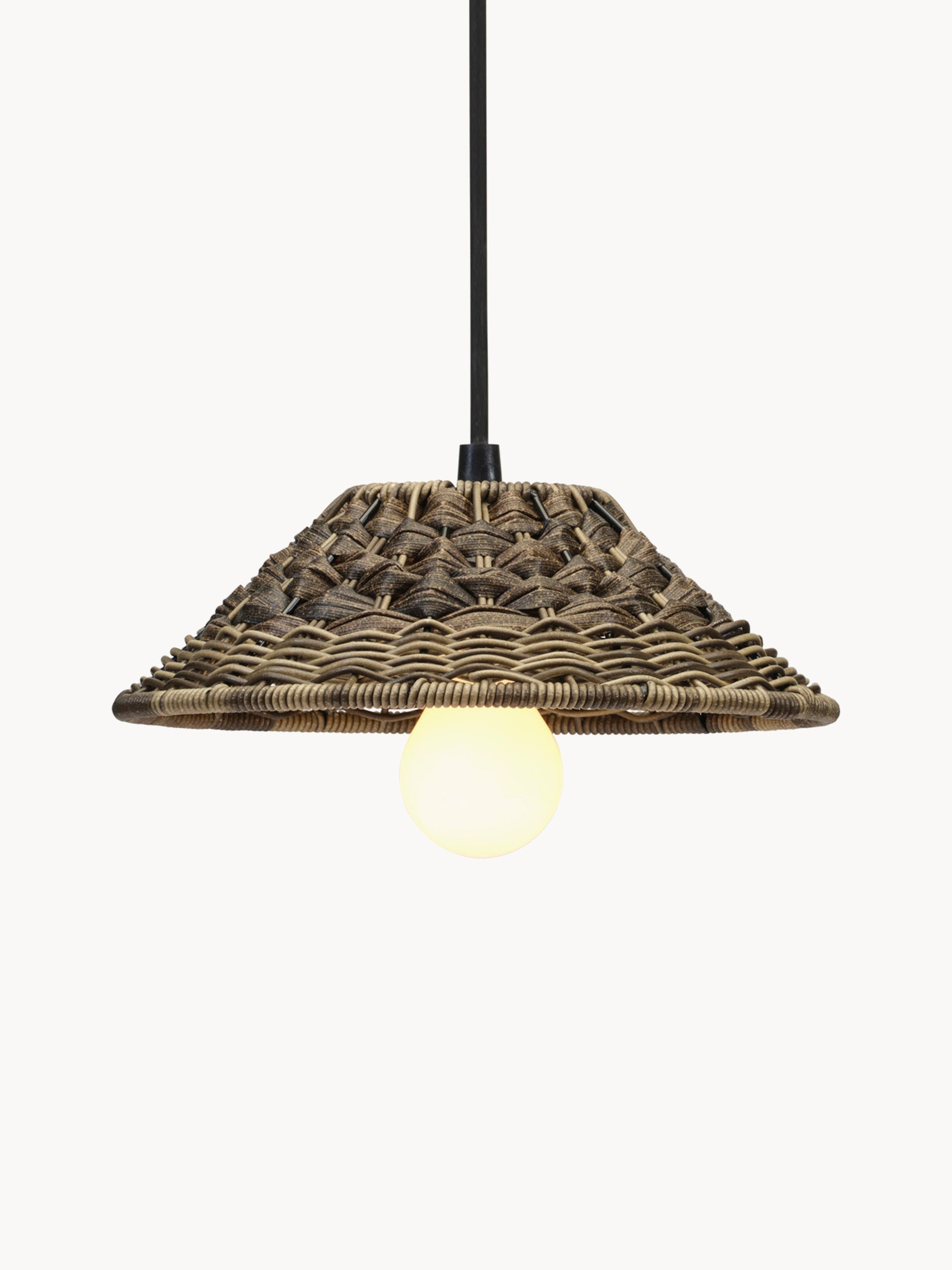 Petite suspension d'extérieur Horace - Taupe