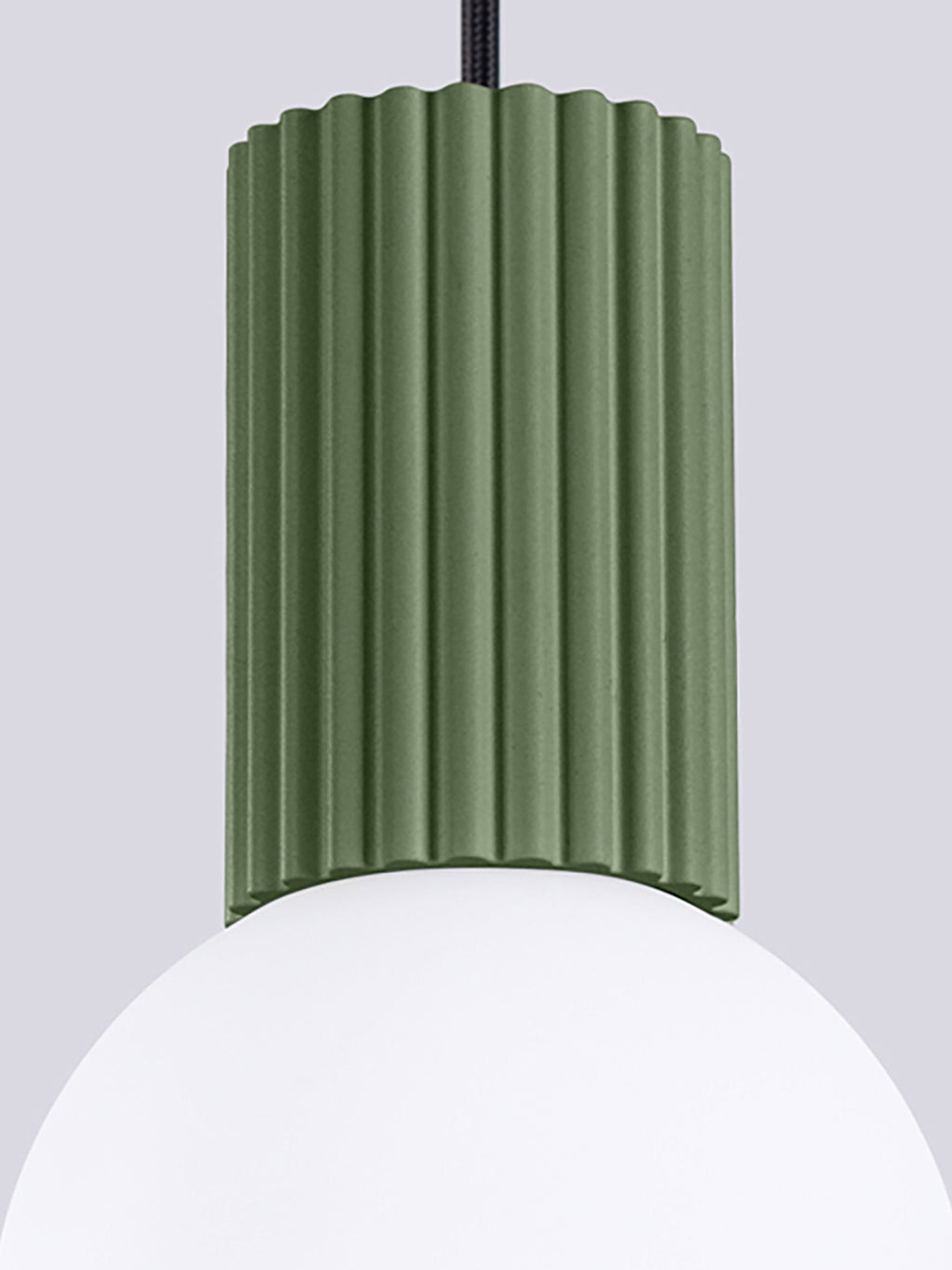 Petite suspension Draco - Vert olive