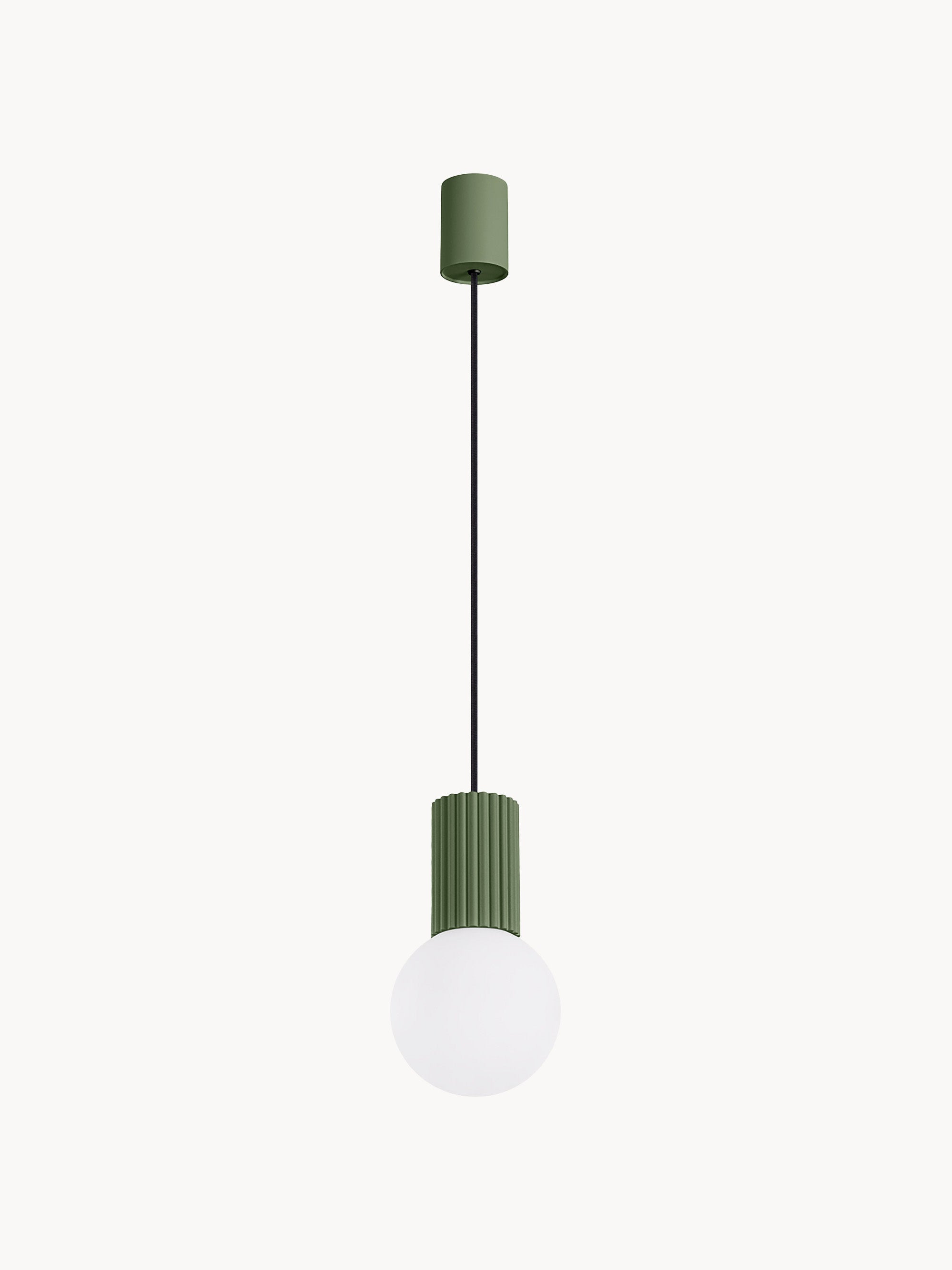 Petite suspension Draco - Vert olive